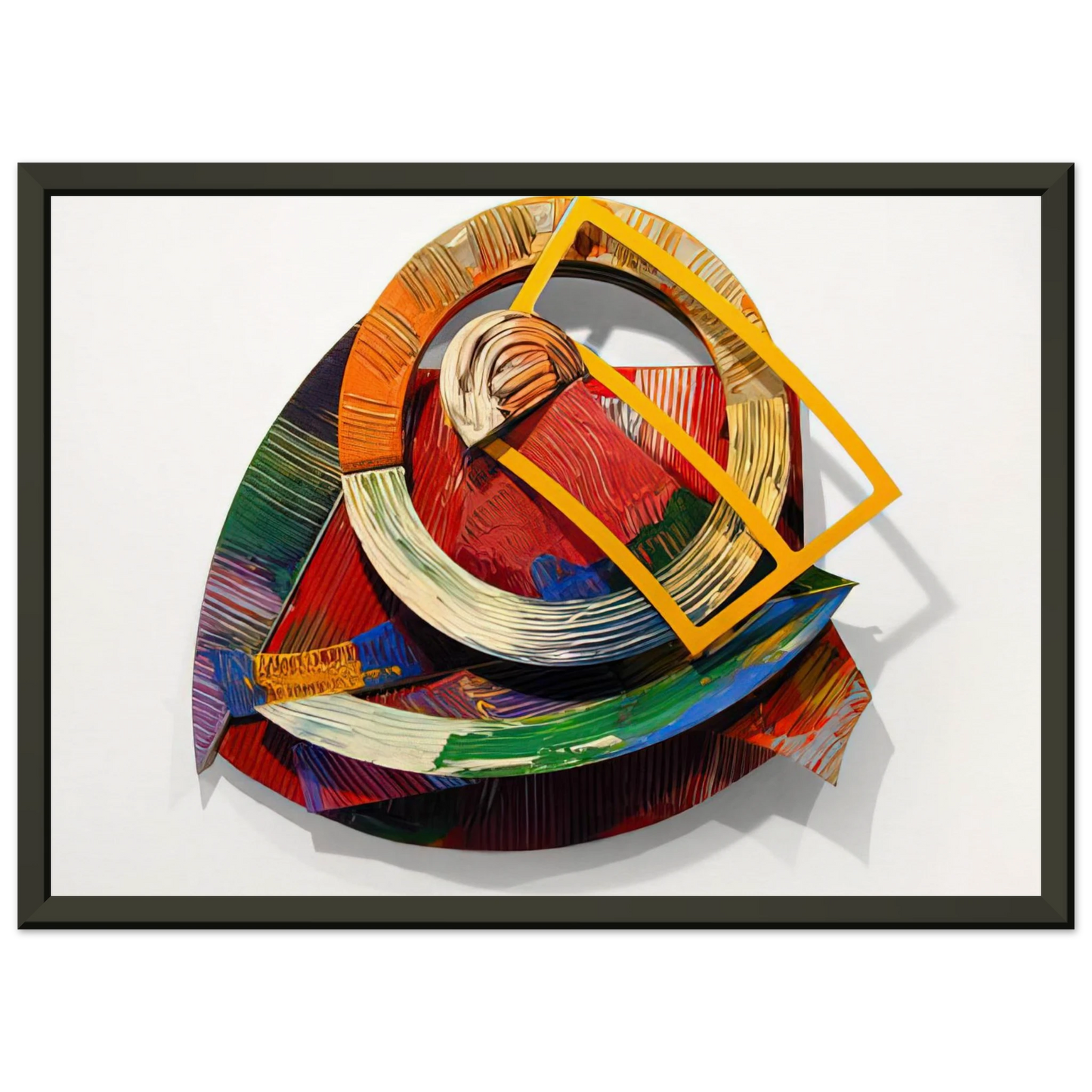 Sam Gilliam Chehaw Framed Art Print - Aluminum Frame - 70x100 cm / 28x40 inches