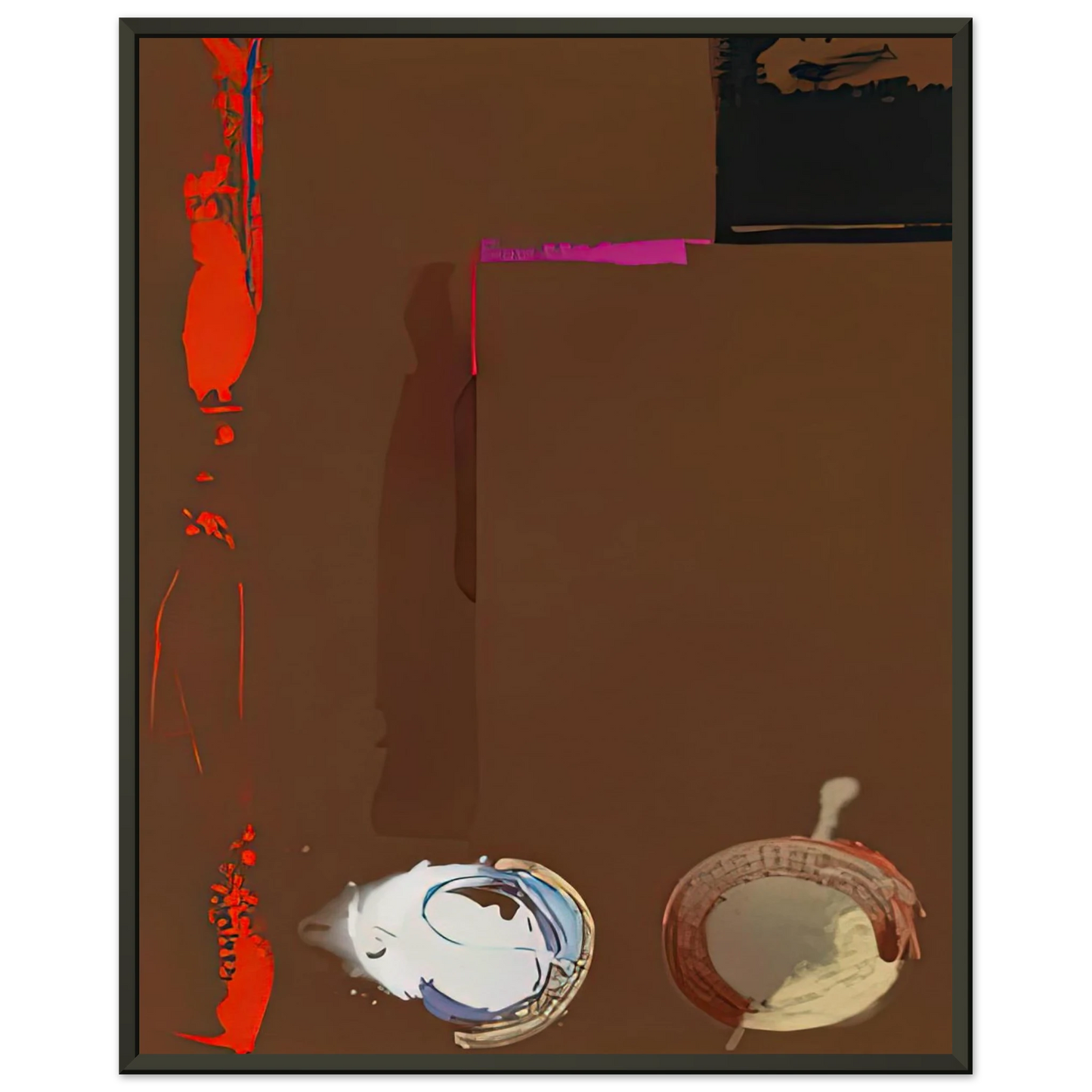 Helen Frankenthaler Syzygy 1987 Framed Art Print - Aluminum Frame - 40x50 cm / 16x20 inches