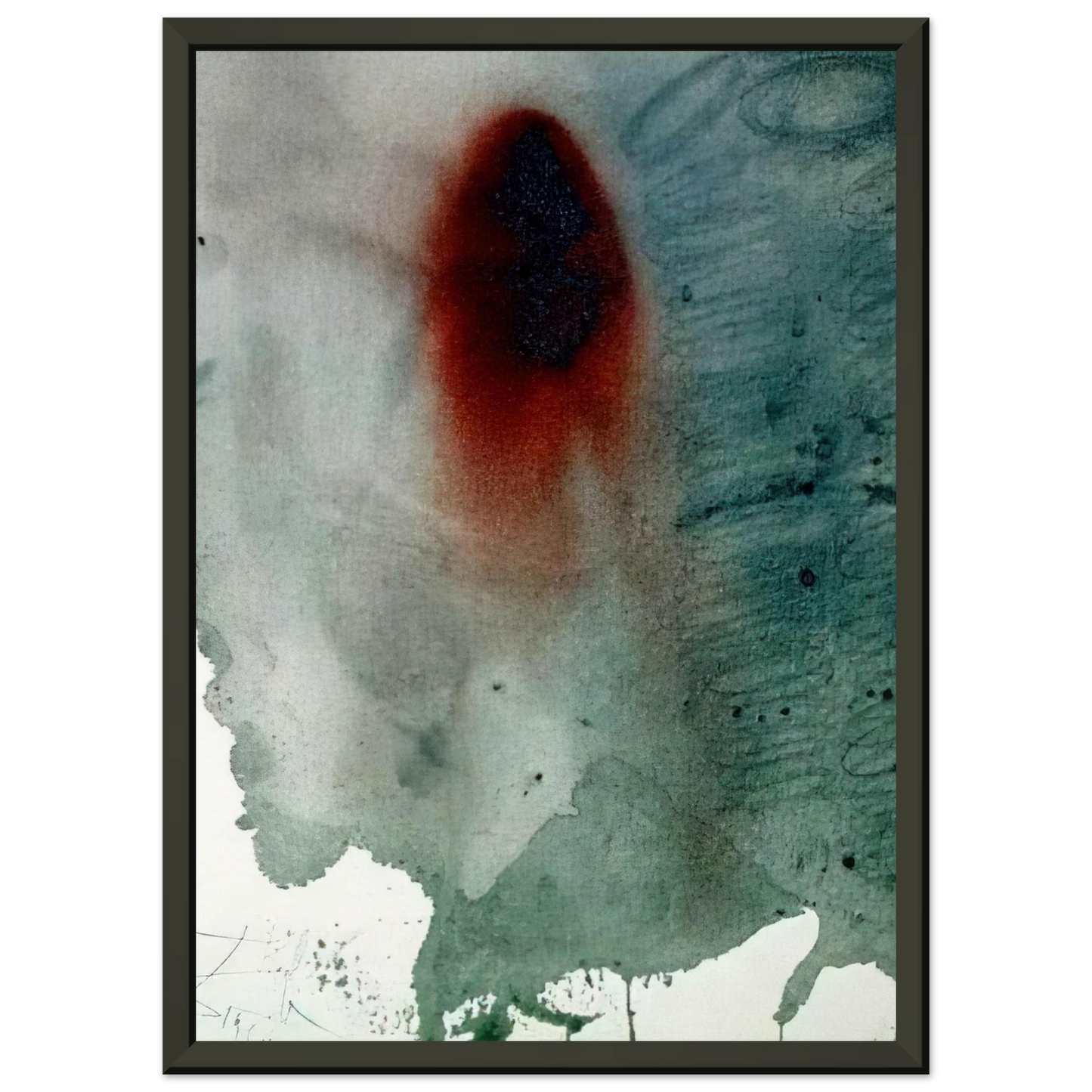 Salvador Dali EMISSA VOCE MAGNA EXPIRAVIT MARK 15 37 1967 Framed Art Print - Aluminum Frame - 60x80 cm / 24x32 inches
