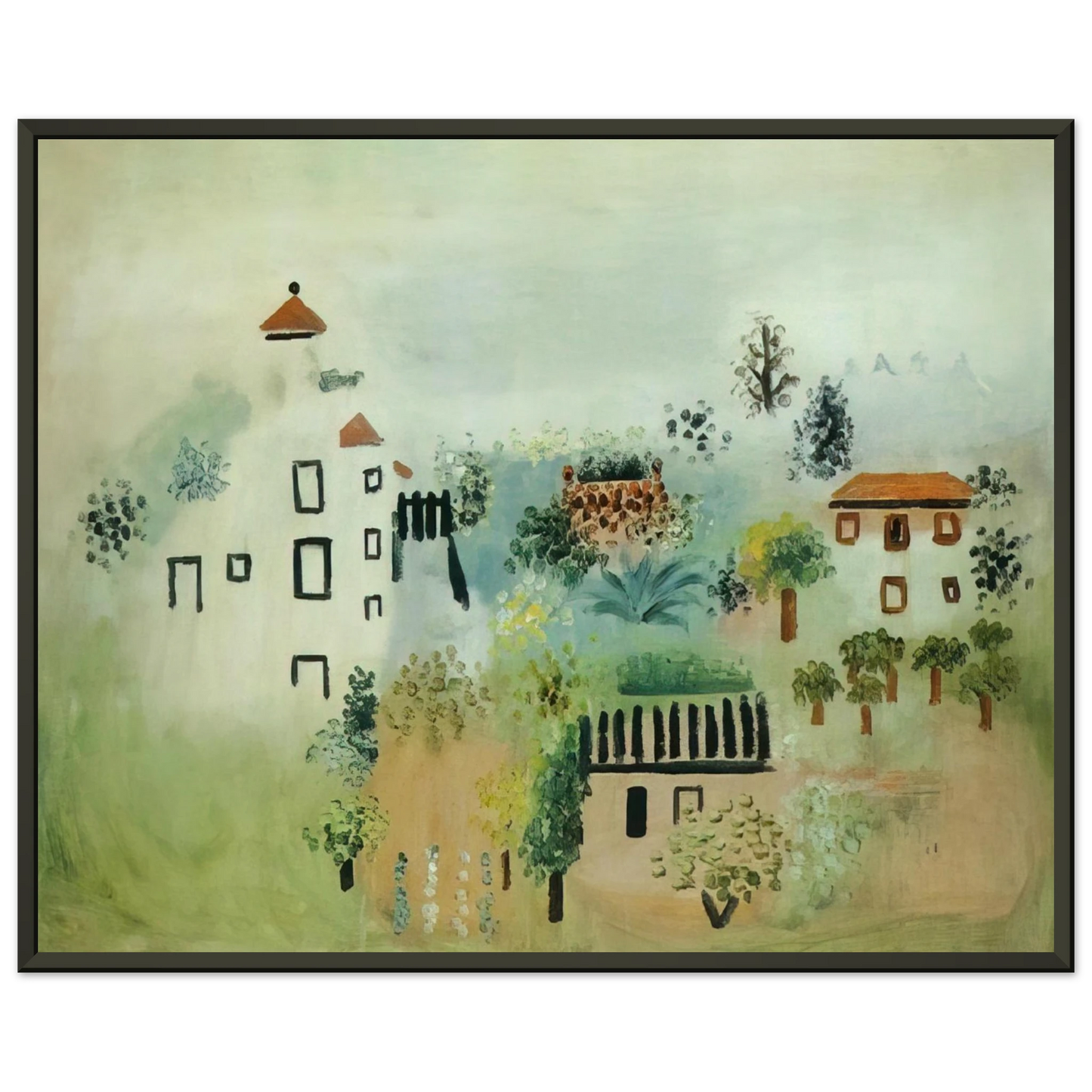 Arkhyp Kuindzhi Landscape Framed Art Print - Aluminum Frame - 40x50 cm / 16x20 inches