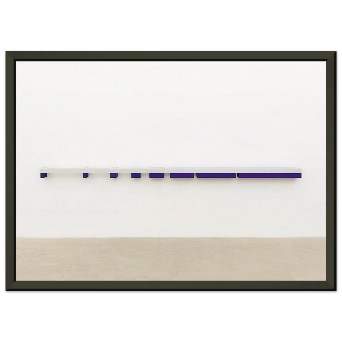 Donald Judd Untitled 1970 Framed Art Print - Aluminum Frame - 40x50 cm / 16x20 inches
