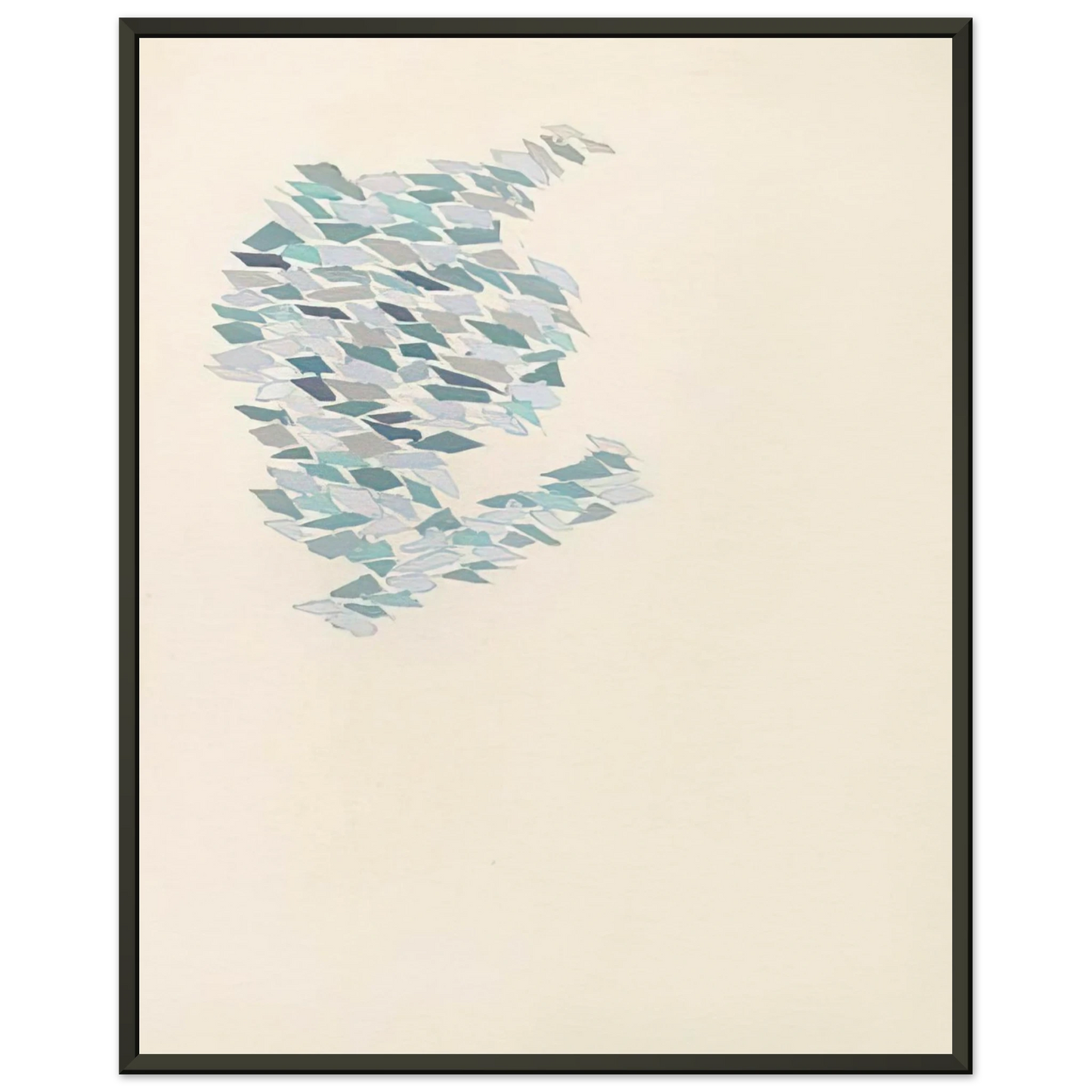 Robert Goodnough Pastel I 1971 Framed Art Print - Aluminum Frame - 40x50 cm / 16x20 inches
