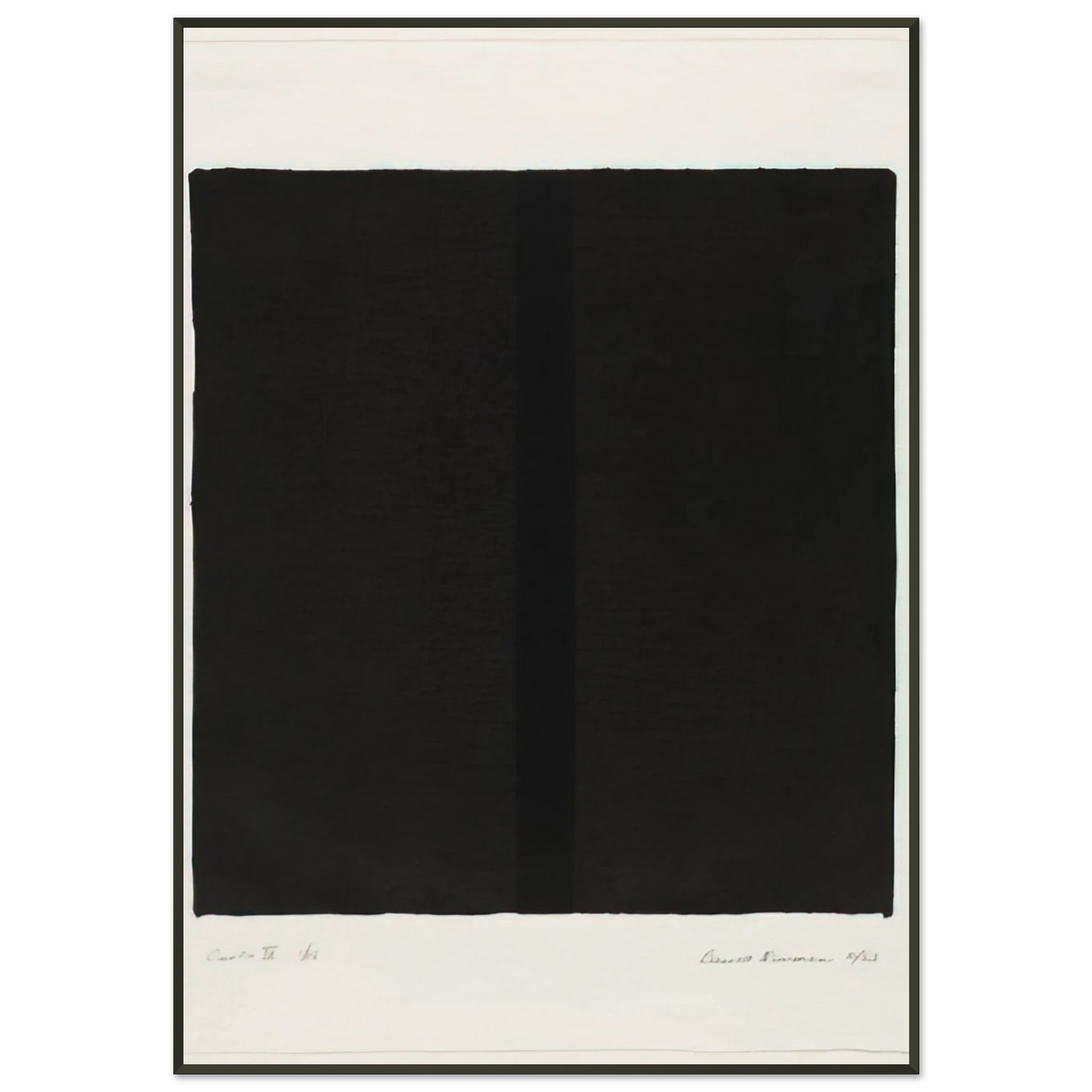 Barnett Newman Canto IV Framed Art Print - Aluminum Frame - 21x29.7 cm / 8x12"