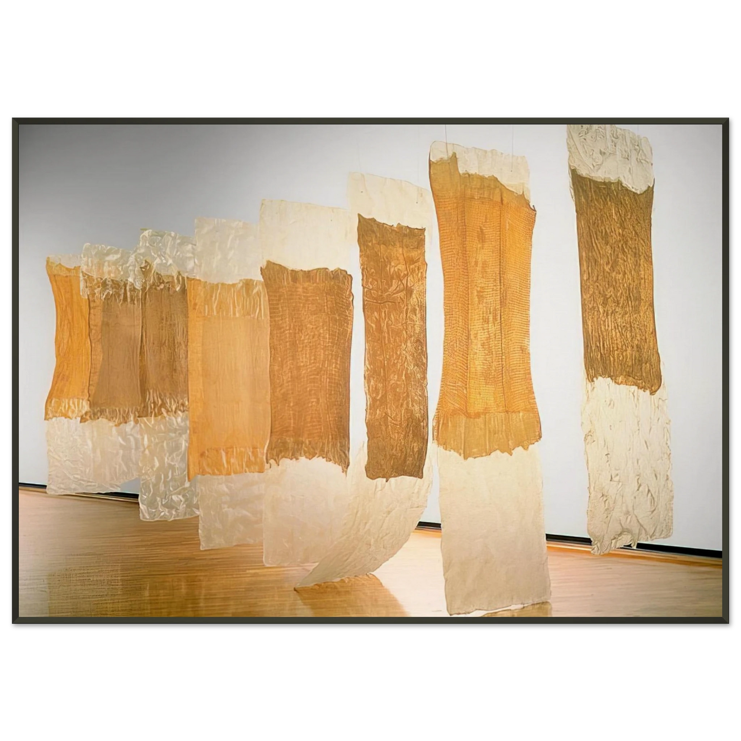 Eva Hesse CONTINGENT 1968 Framed Art Print - Aluminum Frame - 21x29.7 cm / 8x12"