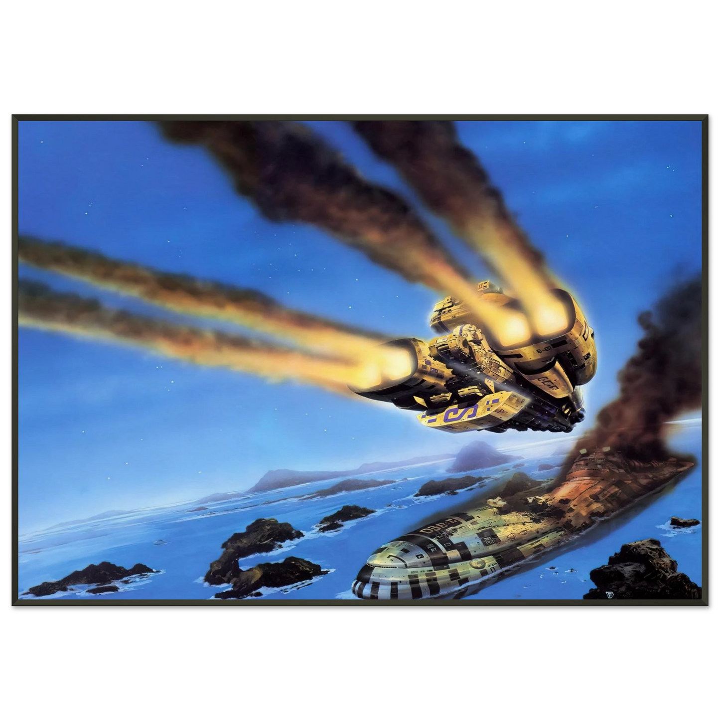 Chris Foss Chris Foss Framed Art Print - Aluminum Frame - 21x29.7 cm / 8x12"