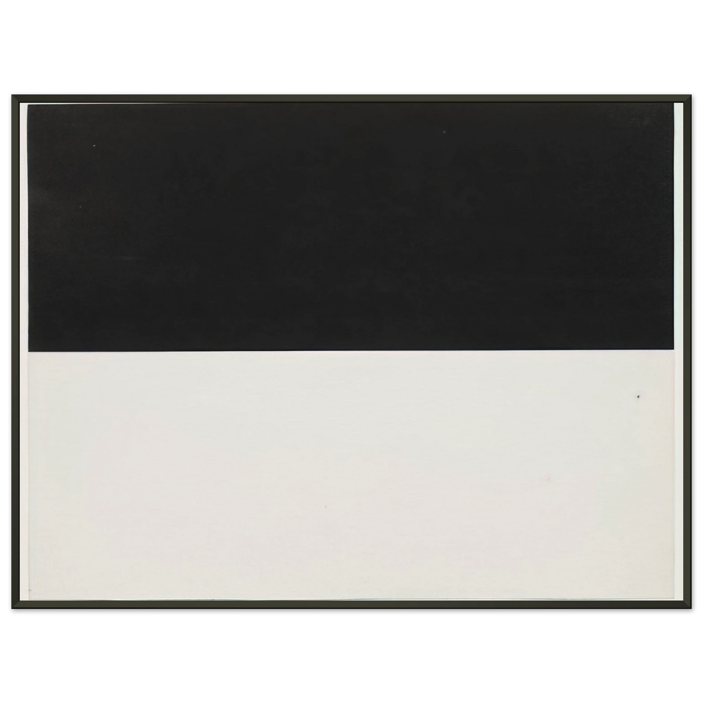 Ellsworth Kelly Black and White from the series Line Form Color Framed Art Print - Aluminum Frame - 60x80 cm / 24x32 inches