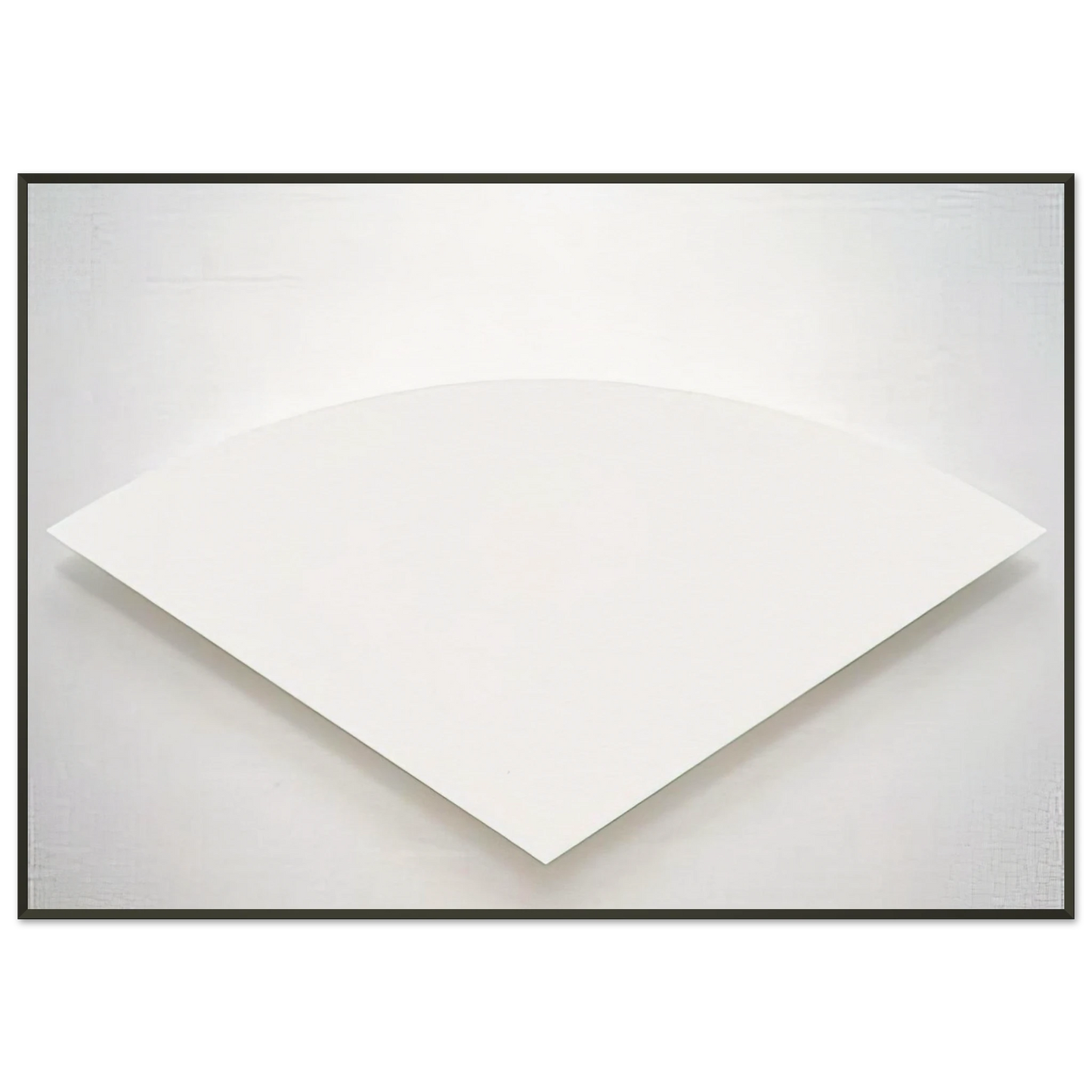 Ellsworth Kelly White Curve Framed Art Print - Aluminum Frame - 21x29.7 cm / 8x12"