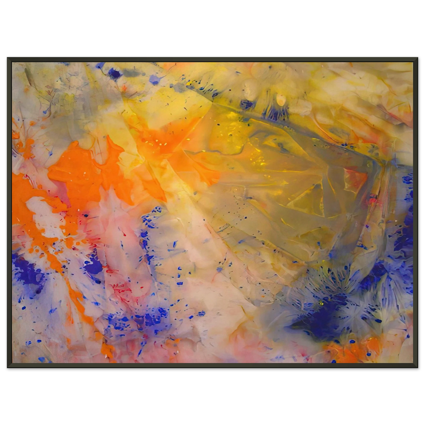 Sam Gilliam A Spring Thaw Framed Art Print - Aluminum Frame - 40x50 cm / 16x20 inches