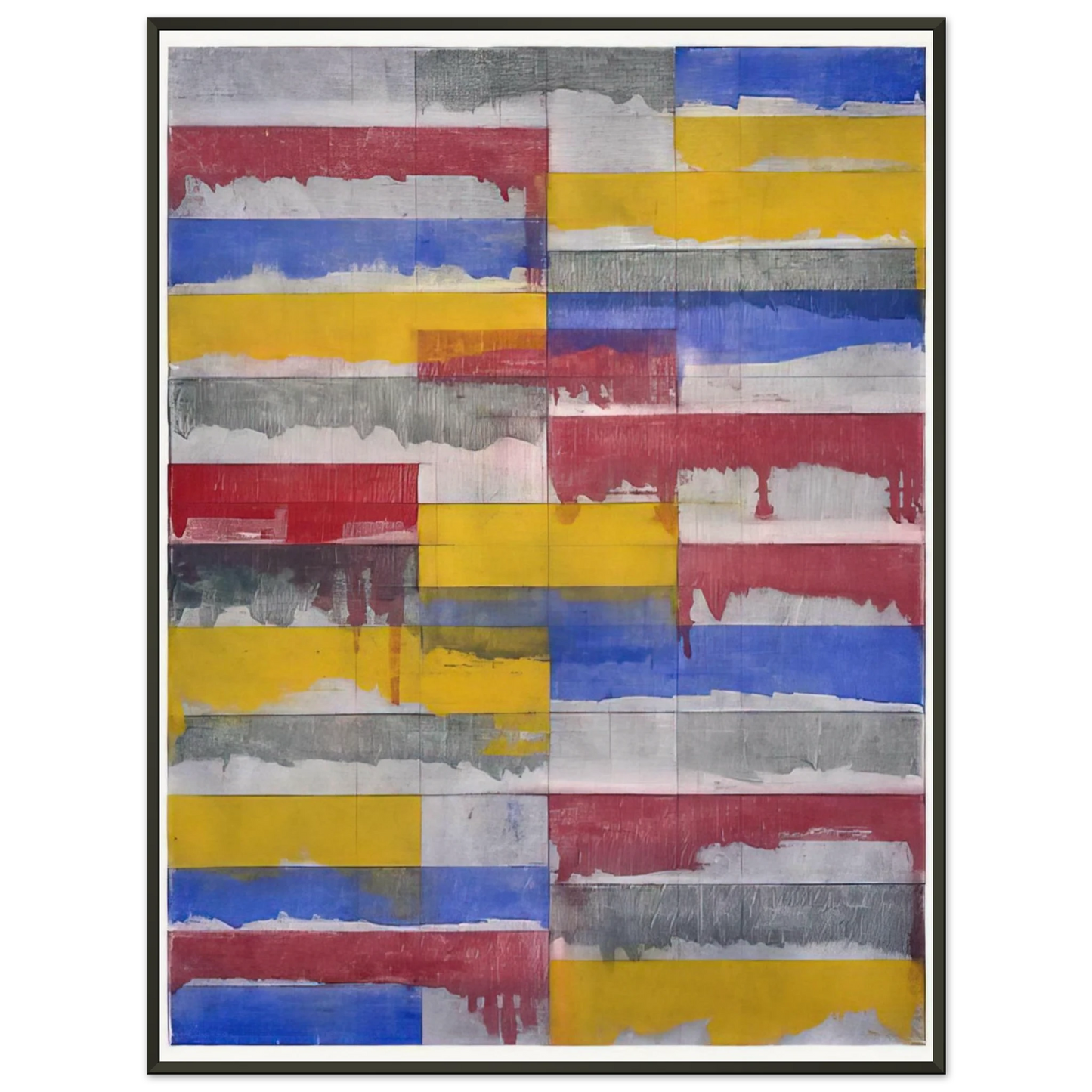 Brice Marden Window Study 3 1985 Framed Art Print - Aluminum Frame - 60x80 cm / 24x32 inches