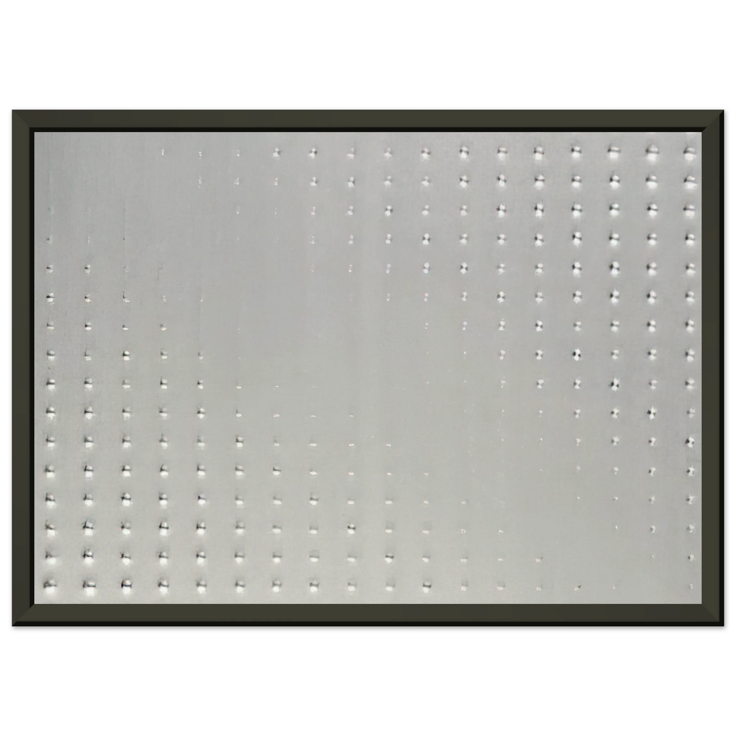 Enrico Castellani Untitled 1995 Framed Art Print - Aluminum Frame - 60x80 cm / 24x32 inches