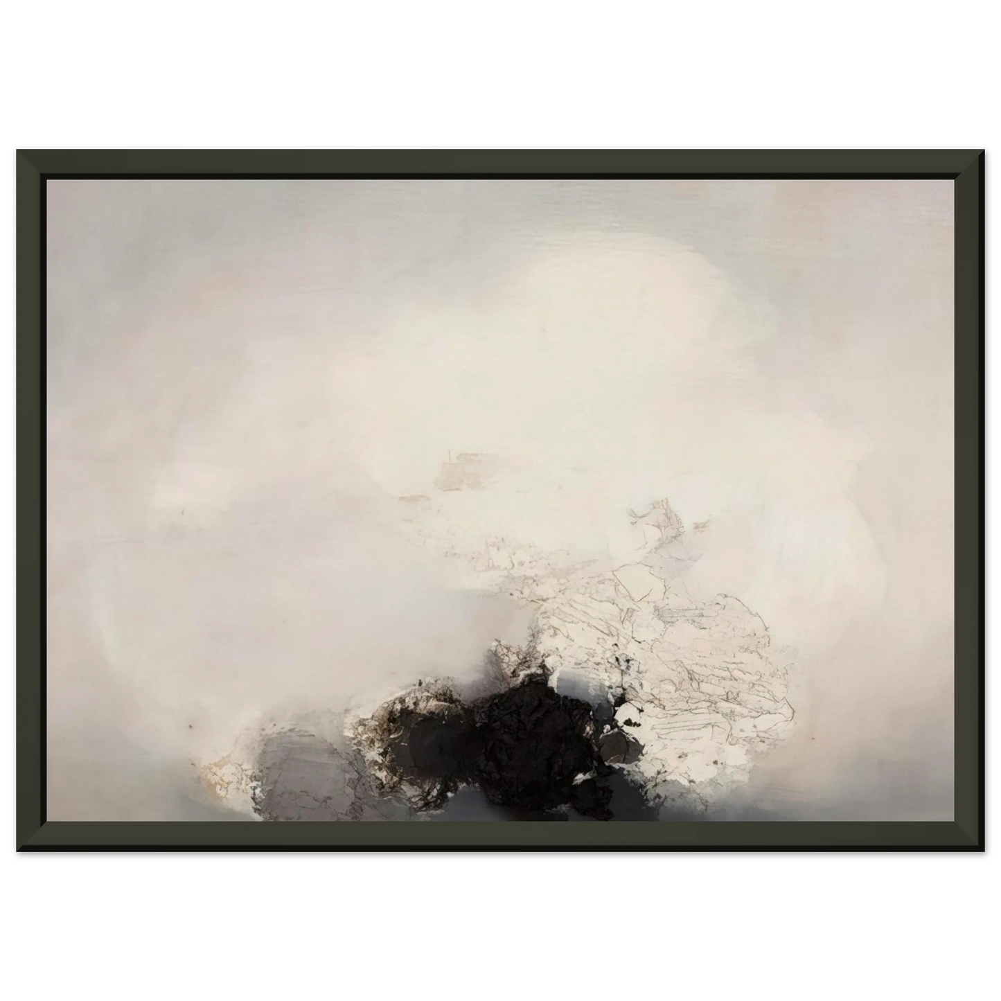 Luis Feito N MERO 148 1959 Framed Art Print - Aluminum Frame - 60x80 cm / 24x32 inches