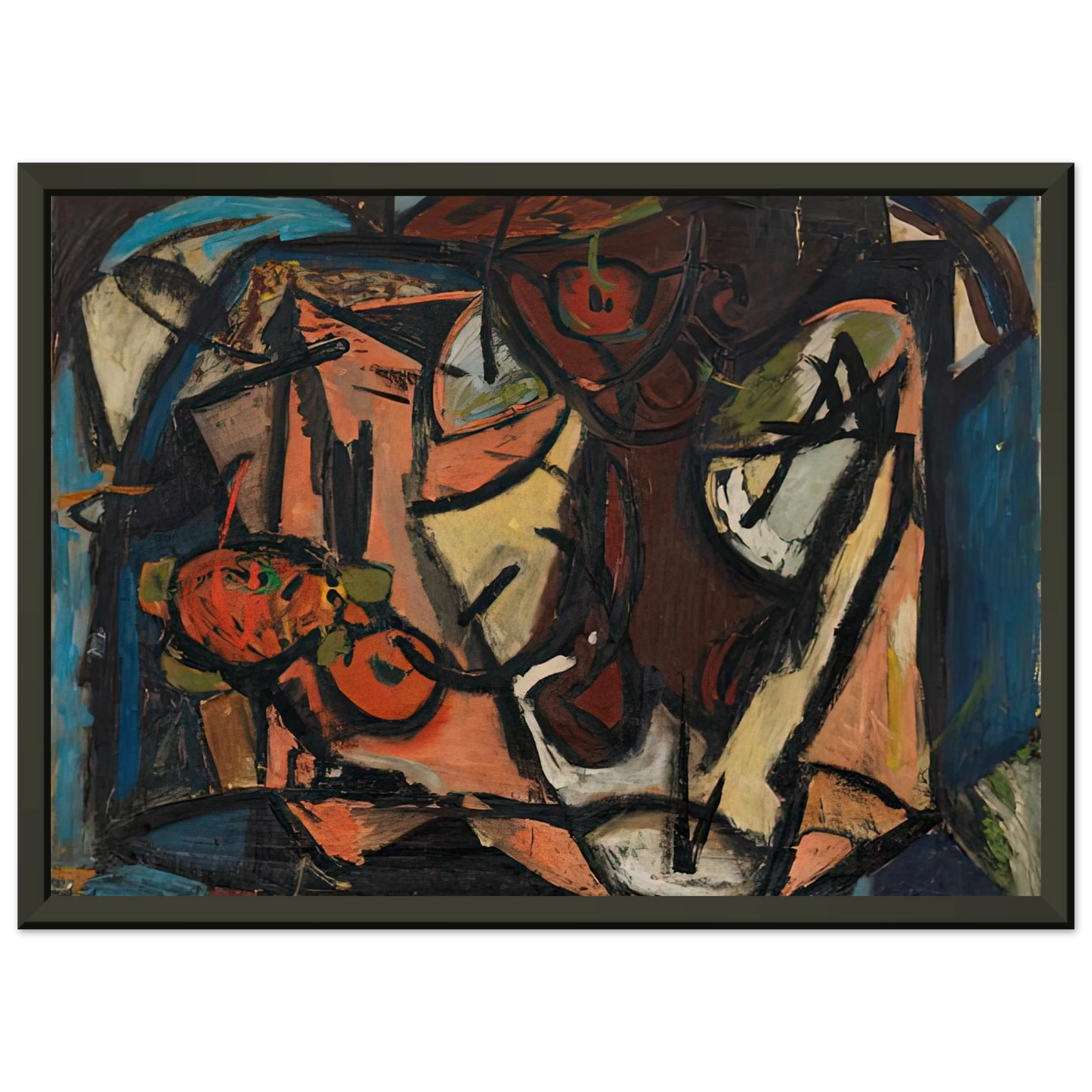 Helen Frankenthaler Still Life 1948 Framed Art Print - Aluminum Frame - 70x100 cm / 28x40 inches