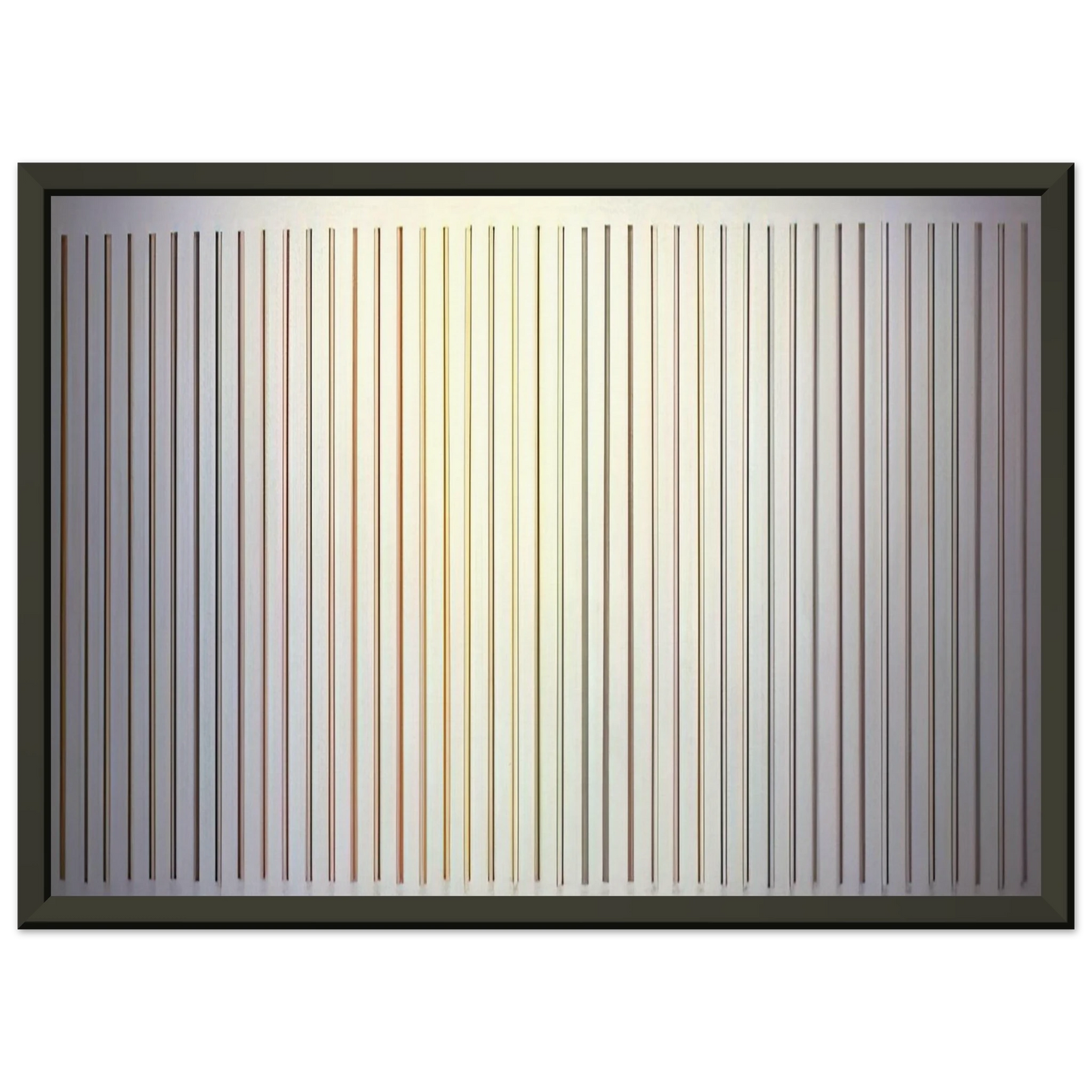 Gene Davis Color Needles 1984 Framed Art Print - Aluminum Frame - 70x100 cm / 28x40 inches