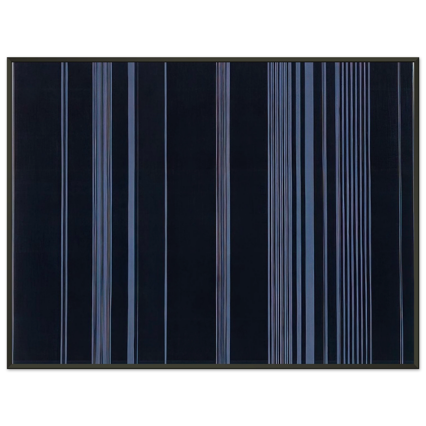 Gene Davis Night Patrol 1975 Framed Art Print - Aluminum Frame - 60x80 cm / 24x32 inches