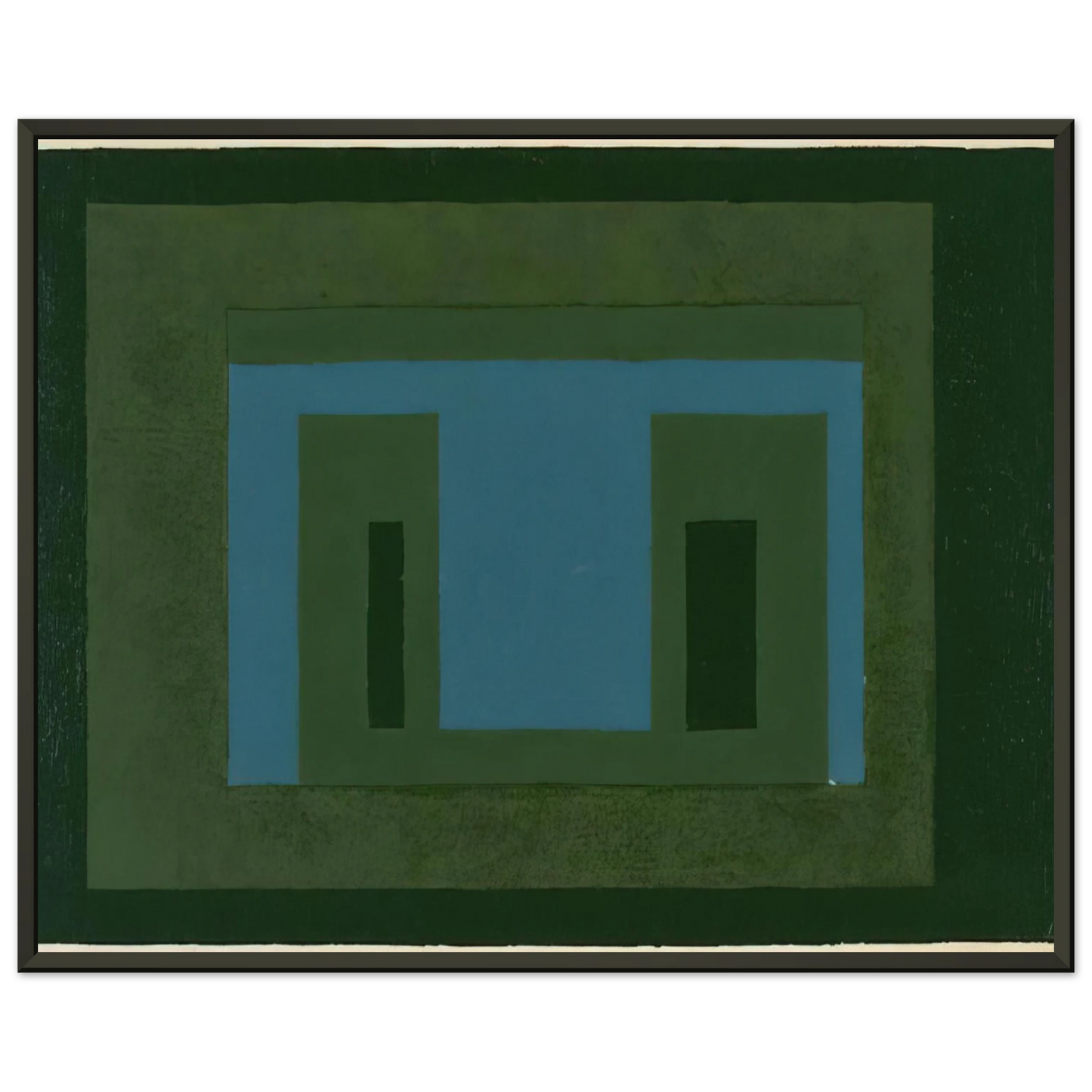 Josef Albers VARIANT ADOBE 1962 Framed Art Print - Aluminum Frame - 40x50 cm / 16x20 inches