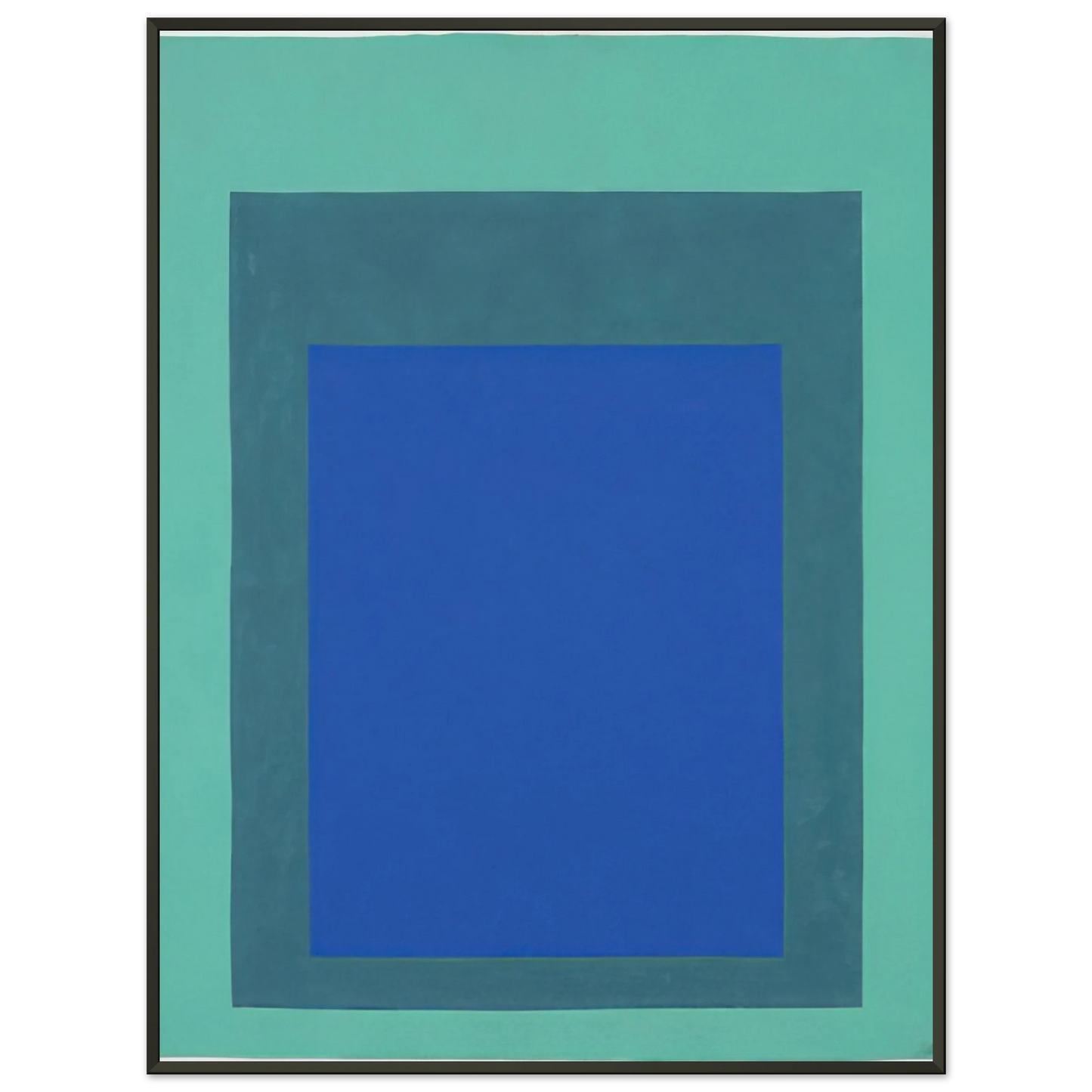 Josef Albers HOMAGE TO THE SQUARE 1976 Framed Art Print - Aluminum Frame - 60x80 cm / 24x32 inches