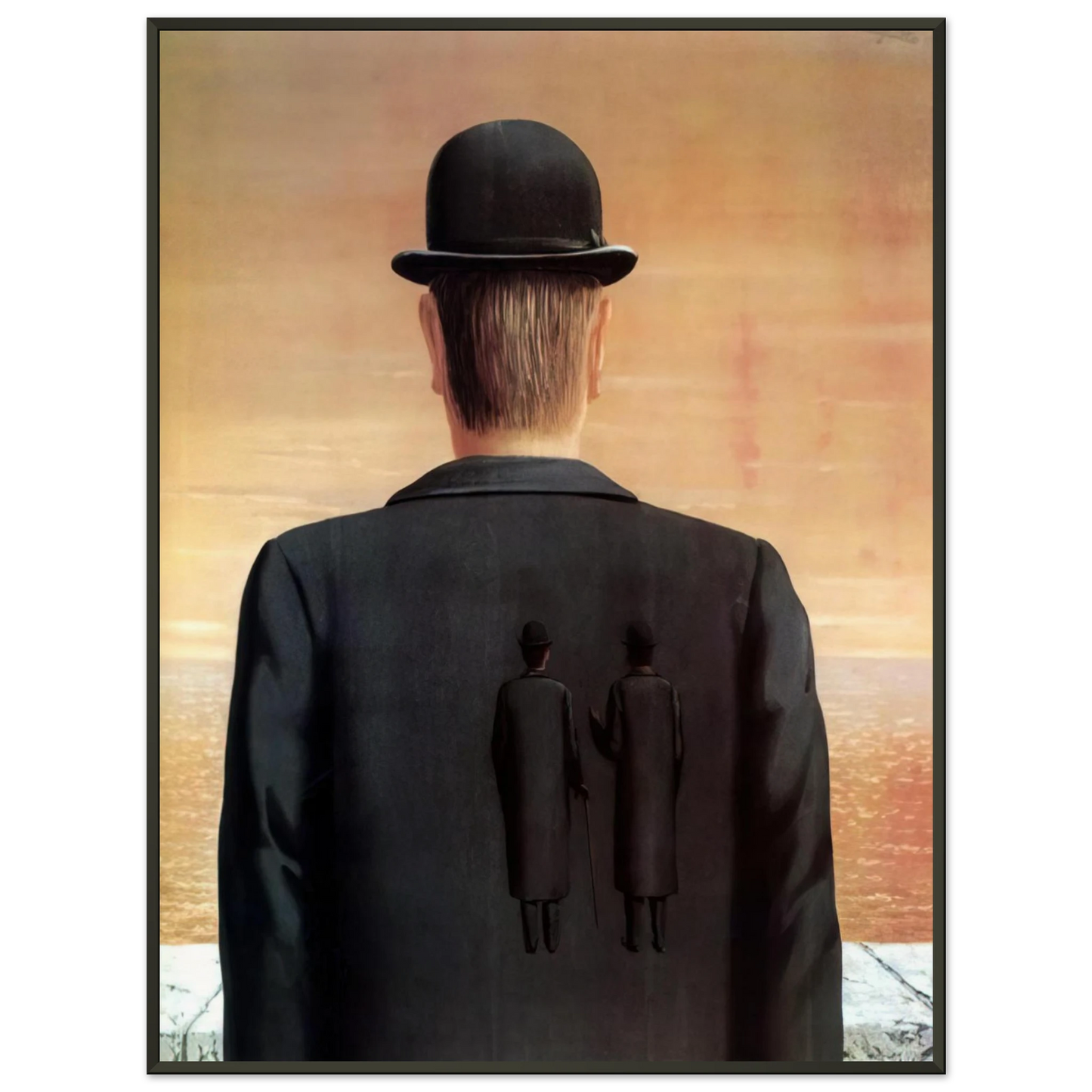 Rene Magritte THE SPIRIT OF ADVENTURE 1962 Framed Art Print - Aluminum Frame - 70x100 cm / 28x40 inches