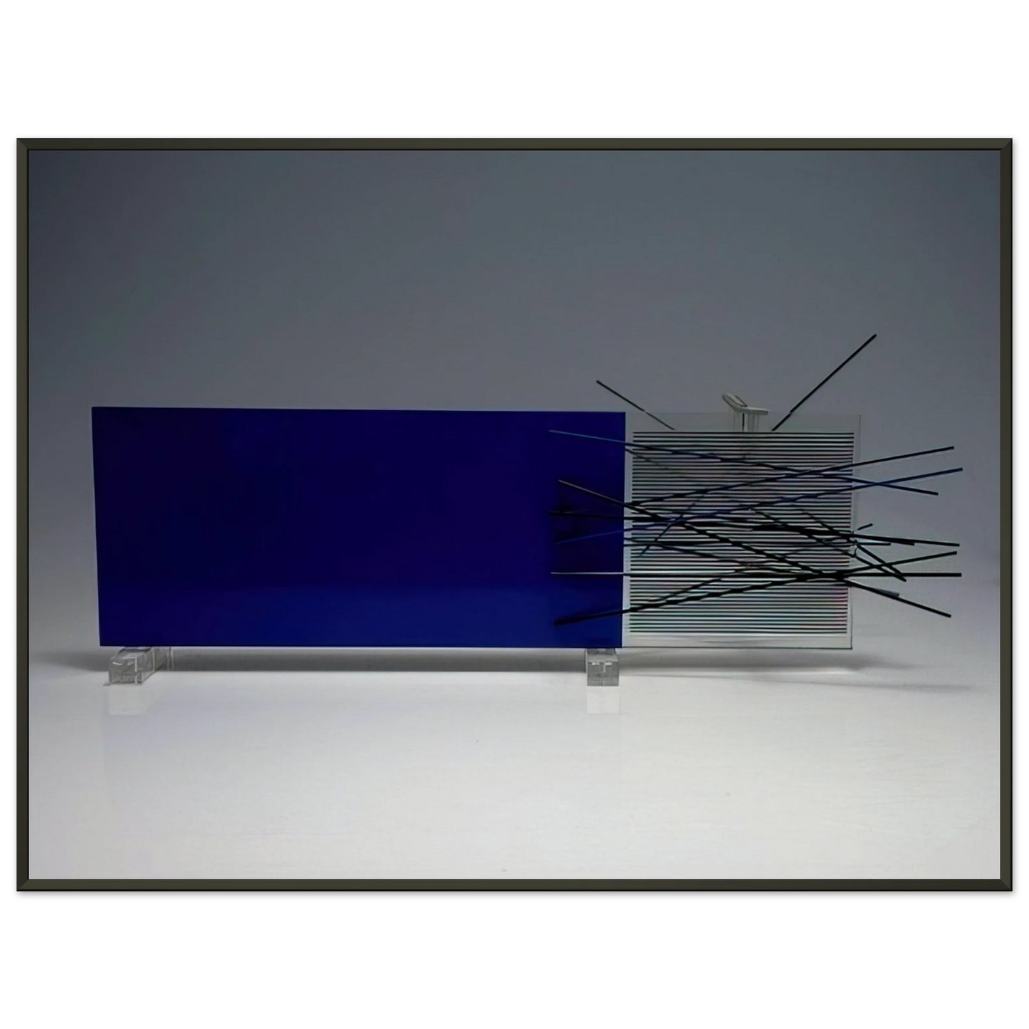 Jesus Rafael Soto KINETIC OBJECT Framed Art Print - Aluminum Frame - 70x100 cm / 28x40 inches