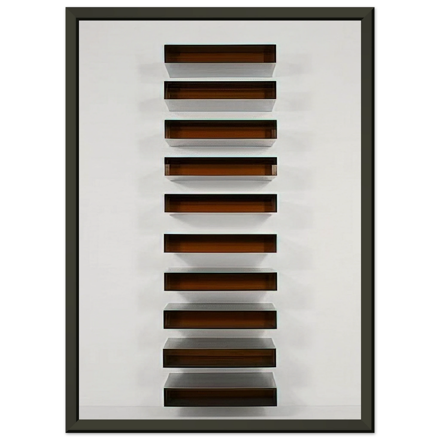 Donald Judd Untitled 1973 Framed Art Print - Aluminum Frame - 70x100 cm / 28x40 inches