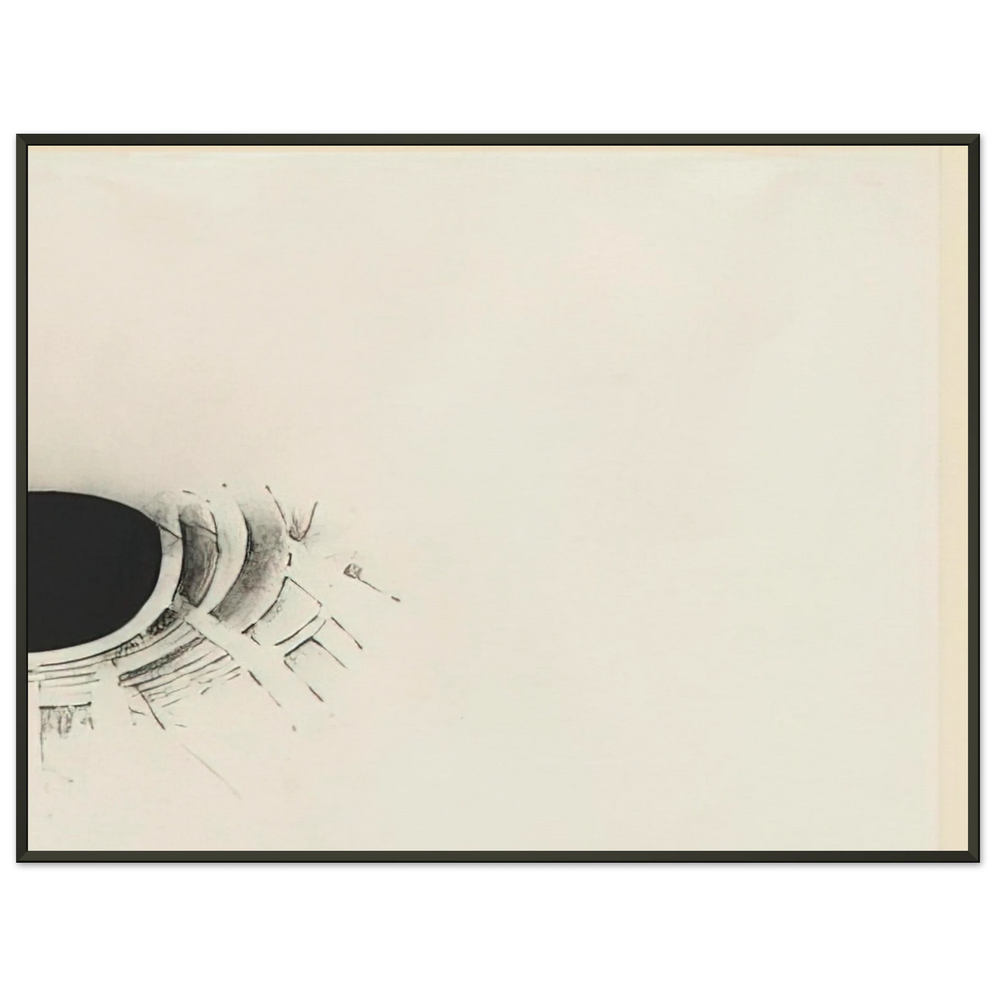 Lee Bontecou UNTITLED 1960 1 Framed Art Print - Aluminum Frame - 70x100 cm / 28x40 inches