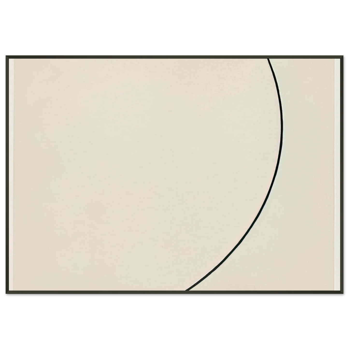 Ellsworth Kelly Curve Framed Art Print - Aluminum Frame - 21x29.7 cm / 8x12"