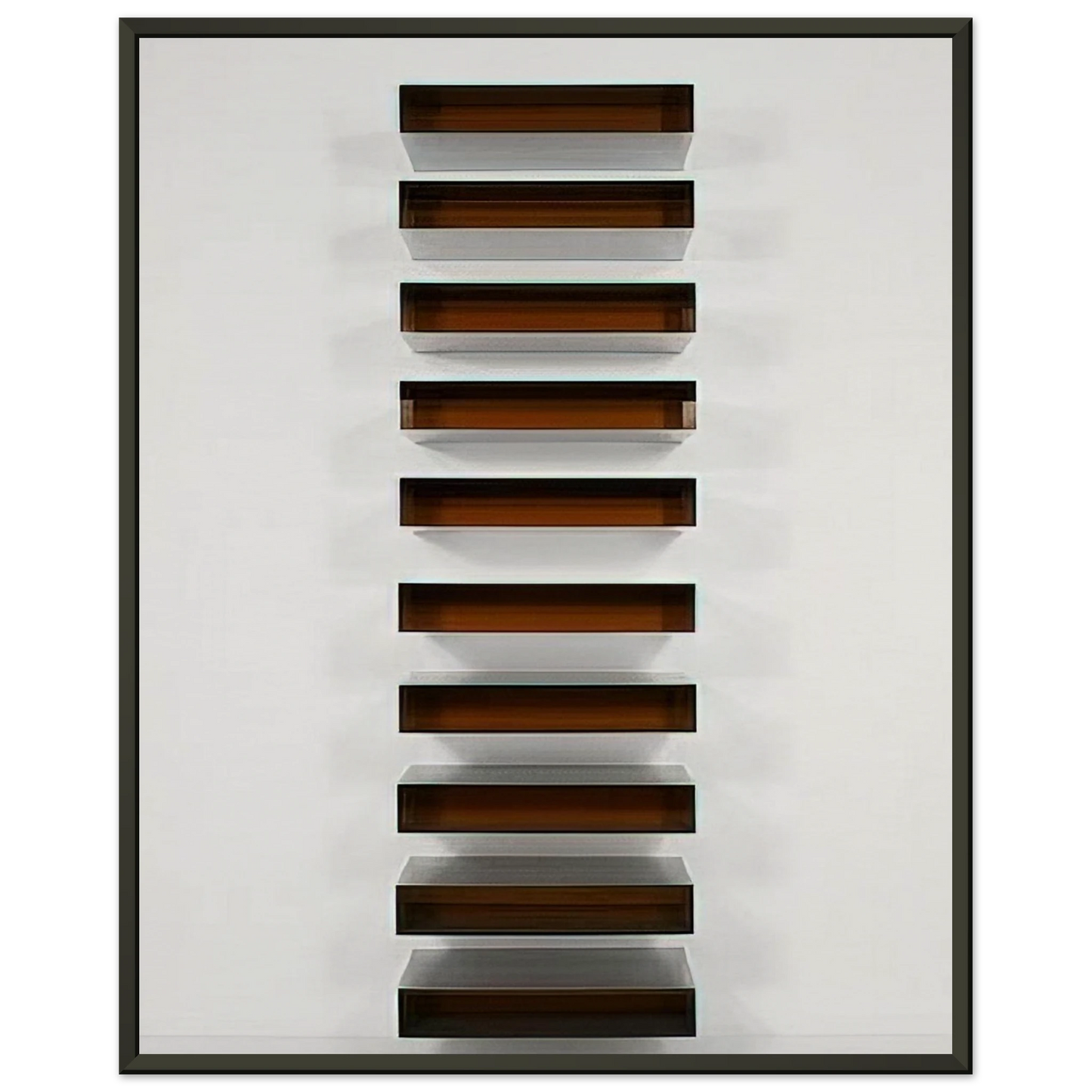 Donald Judd Untitled 1973 Framed Art Print - Aluminum Frame - 40x50 cm / 16x20 inches