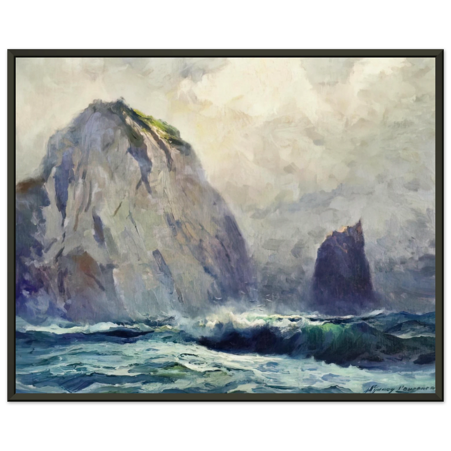 Sydney Laurence Cape St Elias 1928 Framed Art Print - Aluminum Frame - 40x50 cm / 16x20 inches