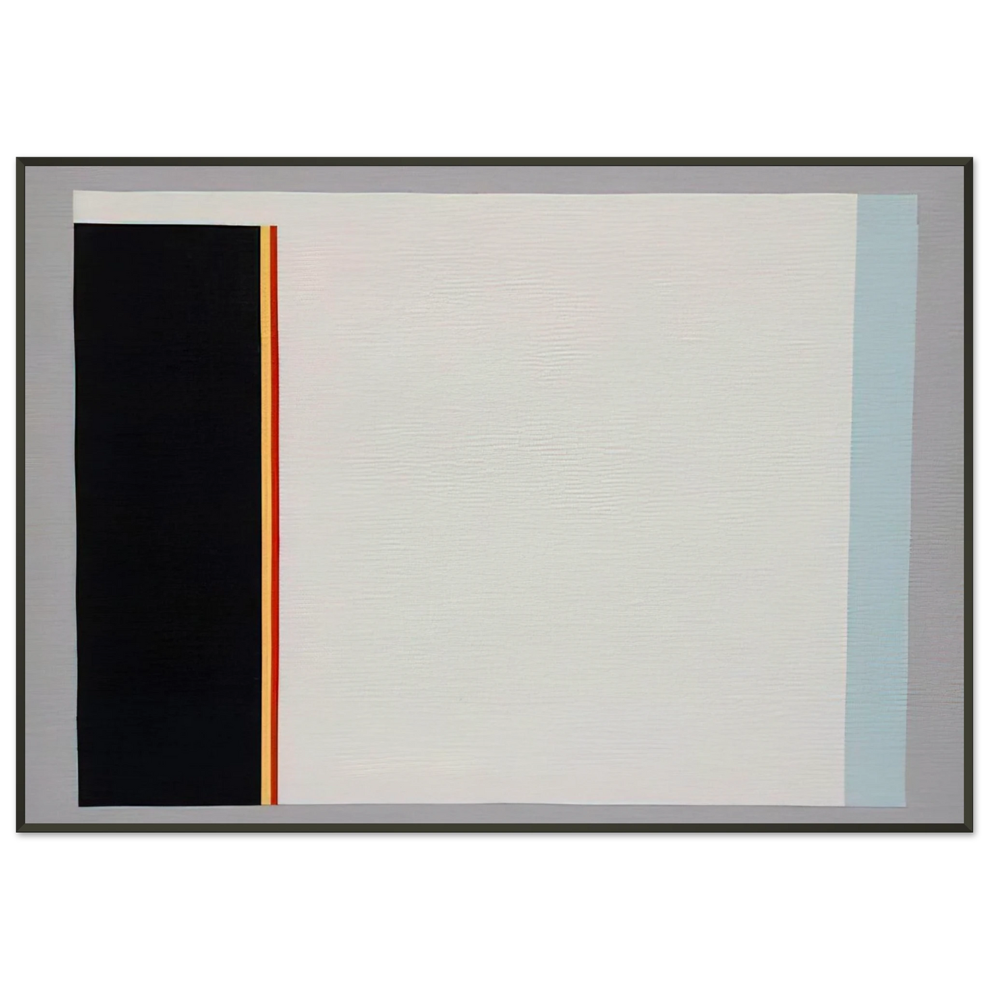 Gene Davis Untitled 1983 Framed Art Print - Aluminum Frame - 21x29.7 cm / 8x12"