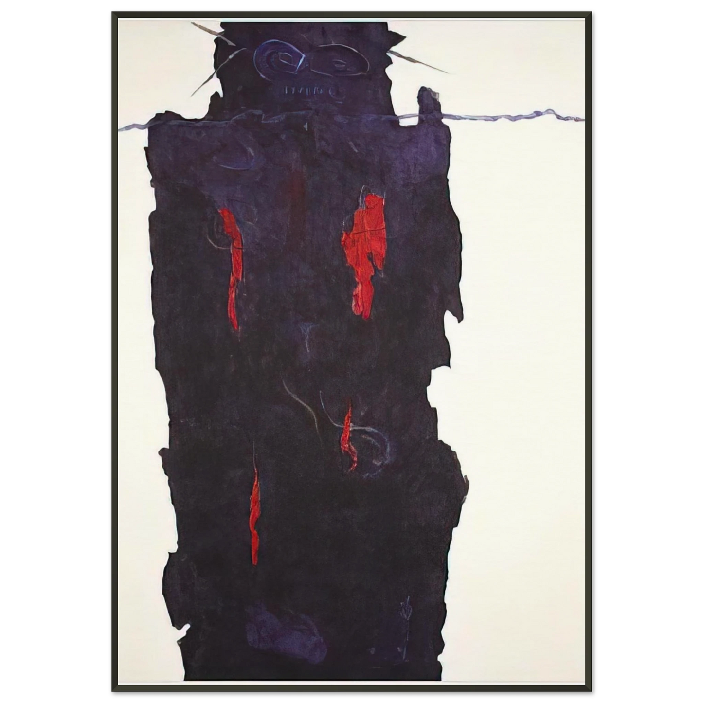 Theodoros Stamos Infinity Field Torino Series 7 1986 Framed Art Print - Aluminum Frame - 21x29.7 cm / 8x12"