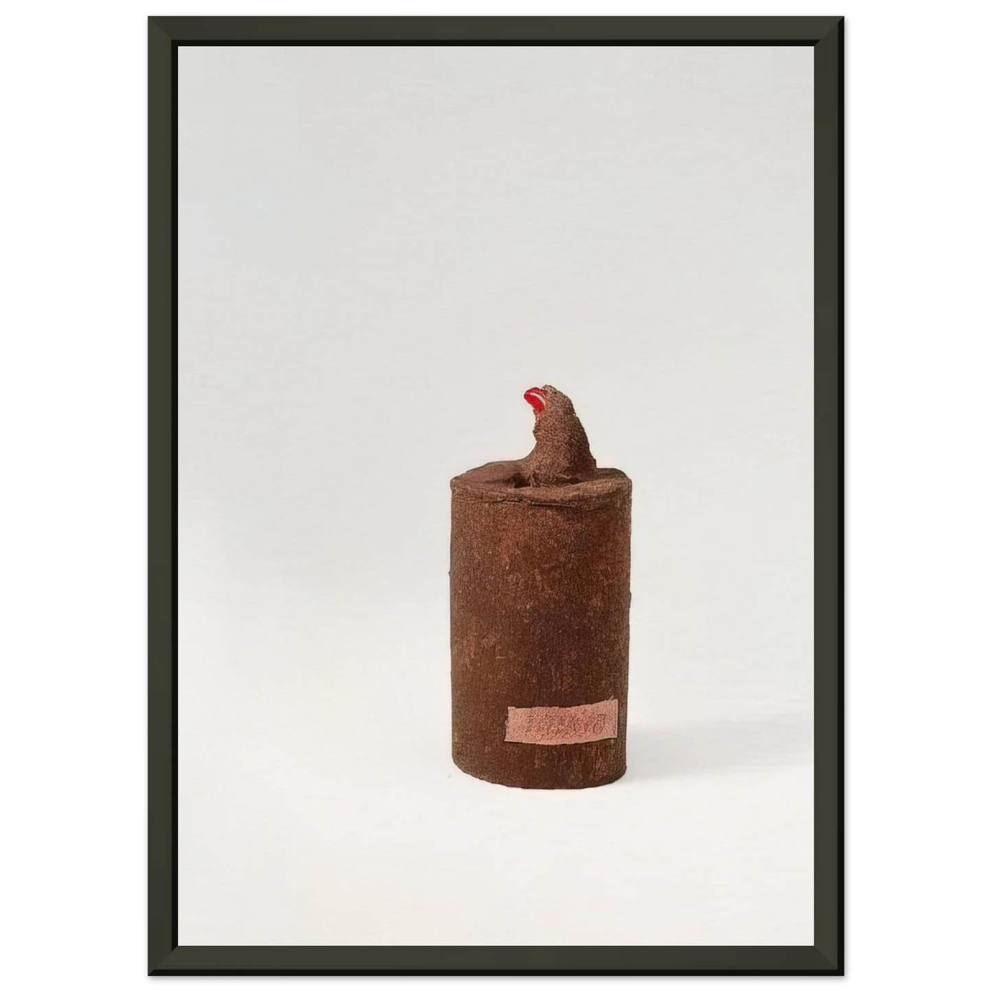 Dieter Roth Tall Garden Gnome 1969 Framed Art Print - Aluminum Frame - 40x50 cm / 16x20 inches