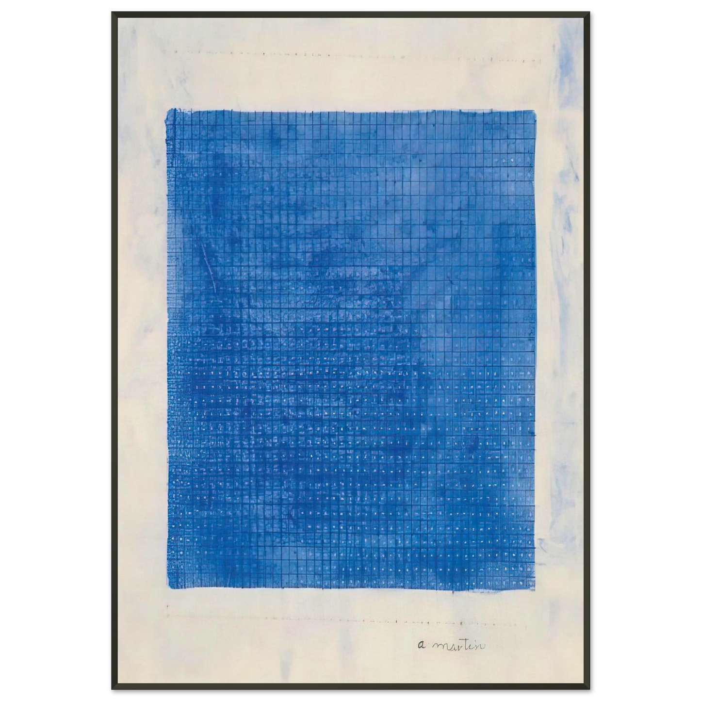 Agnes Martin Stars Framed Art Print - Aluminum Frame - 21x29.7 cm / 8x12"