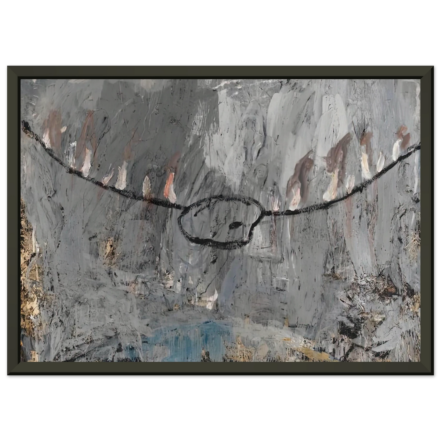 Anselm Kiefer PALETTE 1981 Framed Art Print - Aluminum Frame - 40x50 cm / 16x20 inches