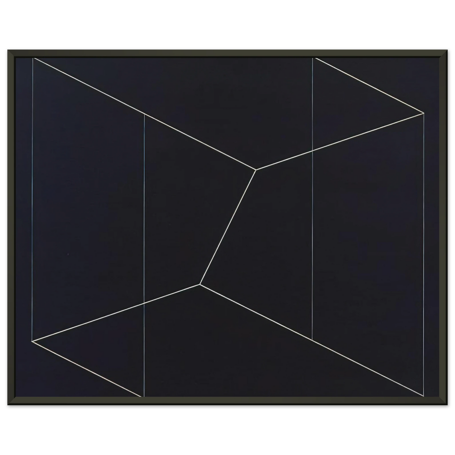 Josef Albers STRUCTURAL CONSTELLATION TO FERDINAND HODLER 1954 Framed Art Print - Aluminum Frame - 60x80 cm / 24x32 inches