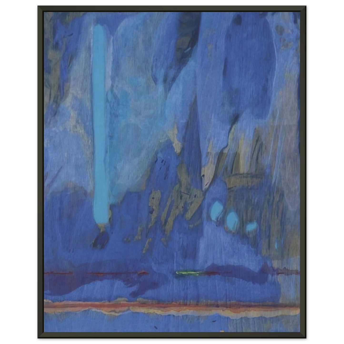 Helen Frankenthaler Tales of Genji III 1998 Framed Art Print - Aluminum Frame - 60x80 cm / 24x32 inches