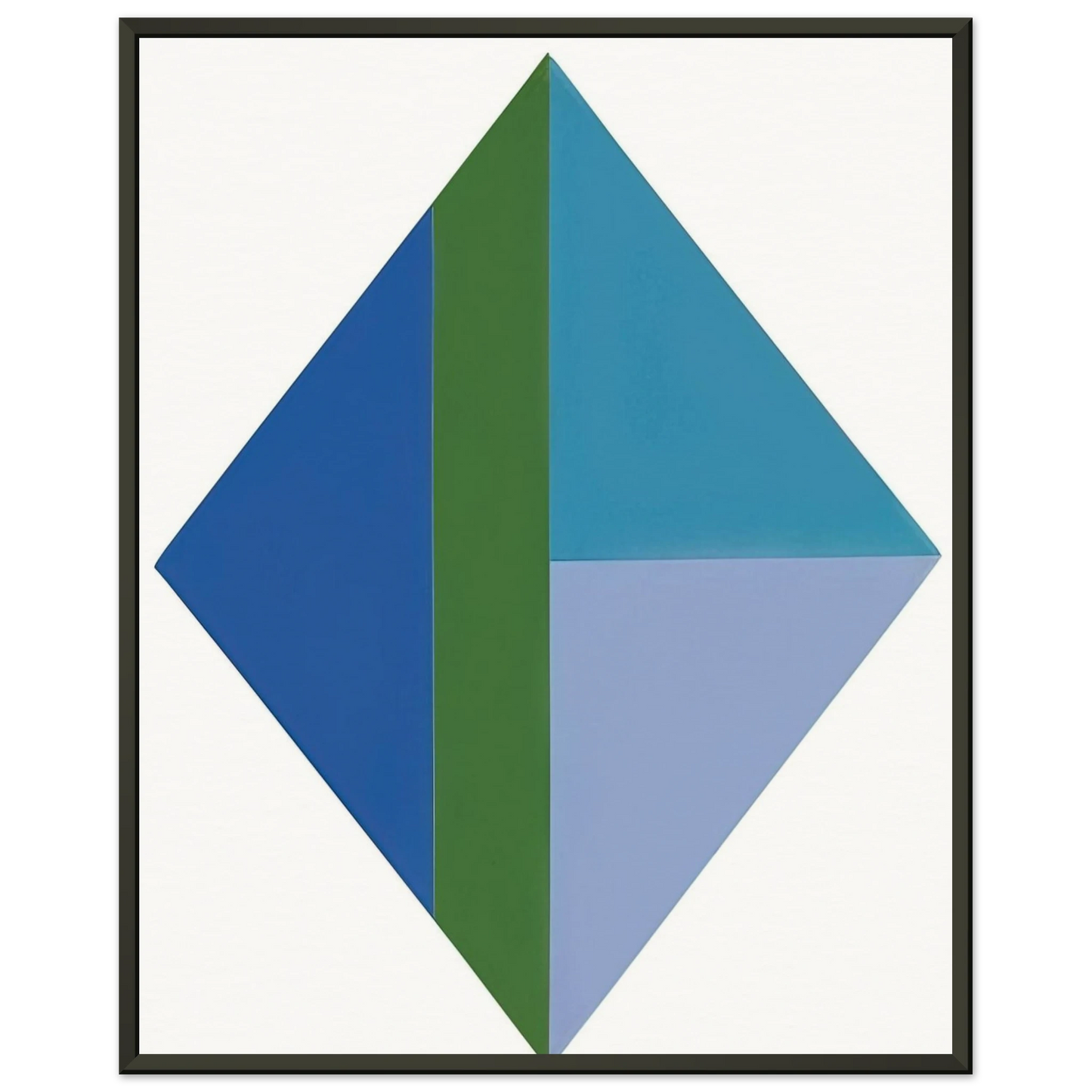 Max Bill Four Identical Large Parts III 1959 Framed Art Print - Aluminum Frame - 70x100 cm / 28x40 inches