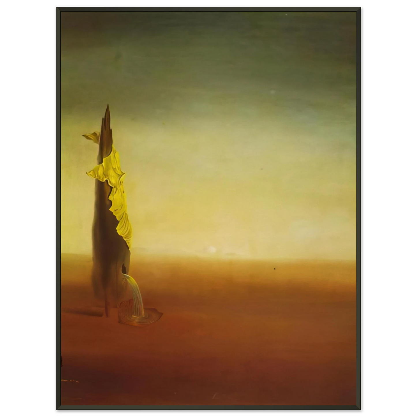 Salvador Dali THE BIRTH OF LIQUID FEARS Framed Art Print - Aluminum Frame - 40x50 cm / 16x20 inches