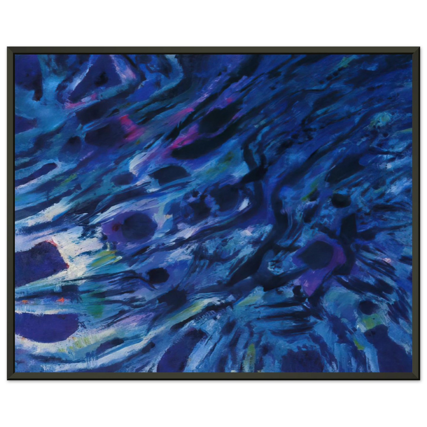 Alfred Manessier Eaux vives 1979 Framed Art Print - Aluminum Frame - 60x80 cm / 24x32 inches