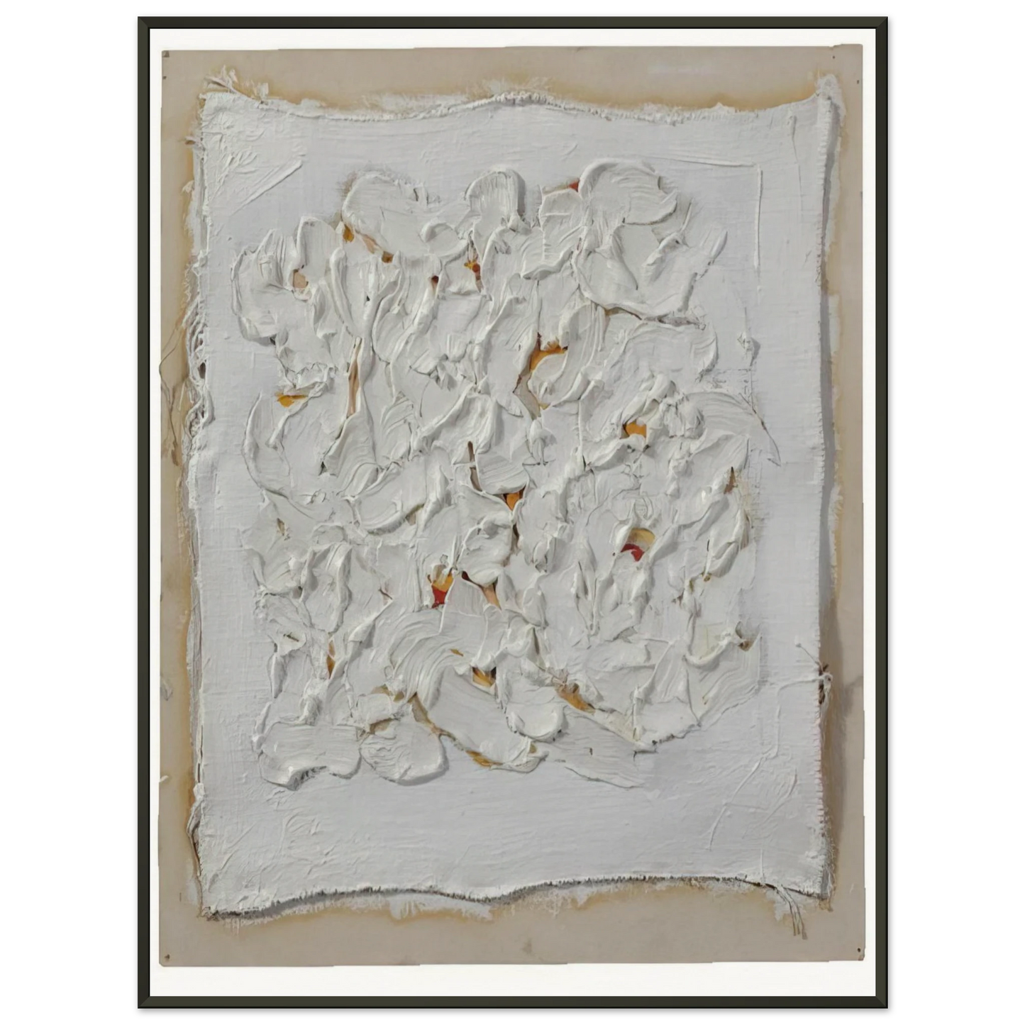 Robert Ryman Untitled Minimalism Framed Art Print - Aluminum Frame - 60x80 cm / 24x32 inches