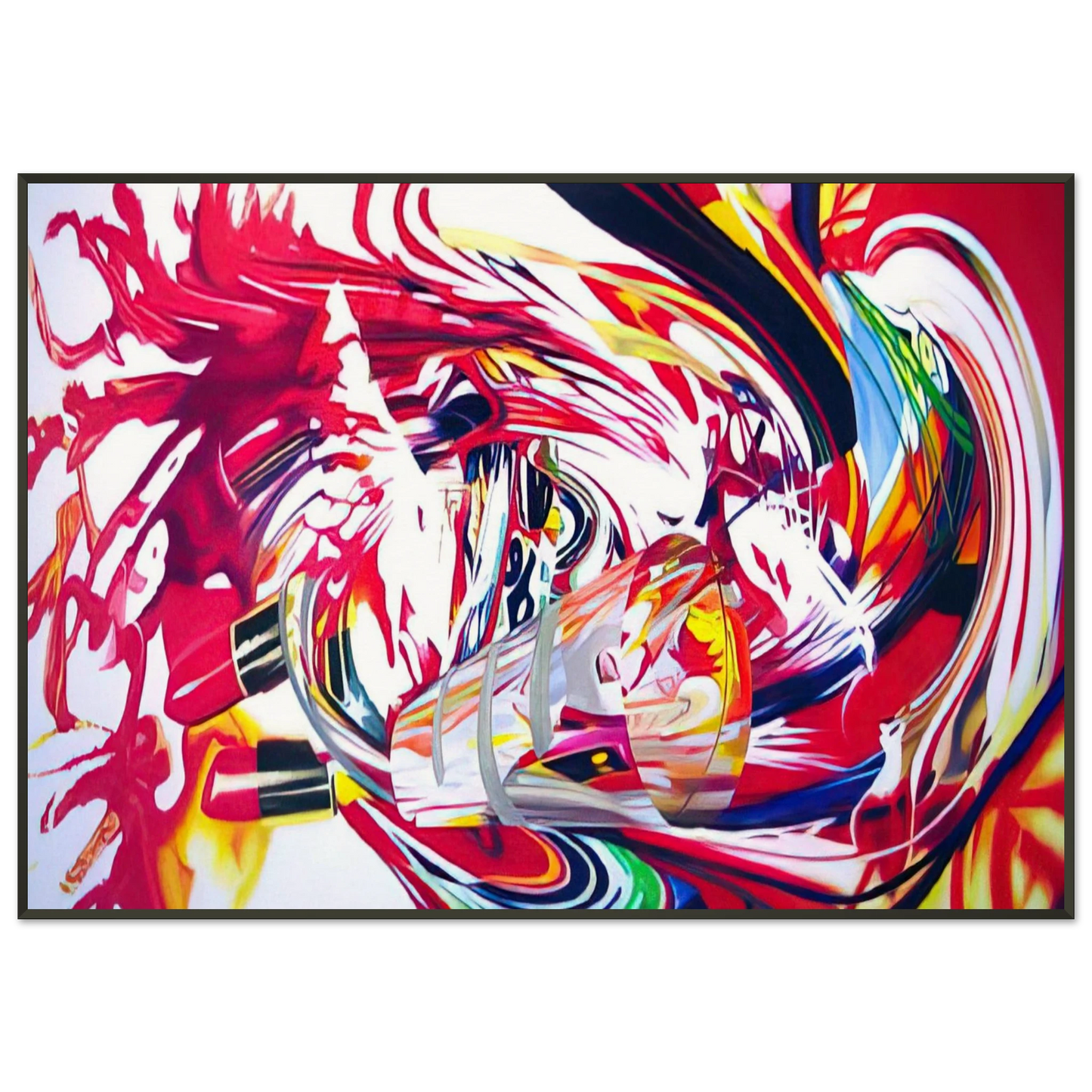 James Rosenquist Womens Intuition after Aspen Framed Art Print - Aluminum Frame - 21x29.7 cm / 8x12"