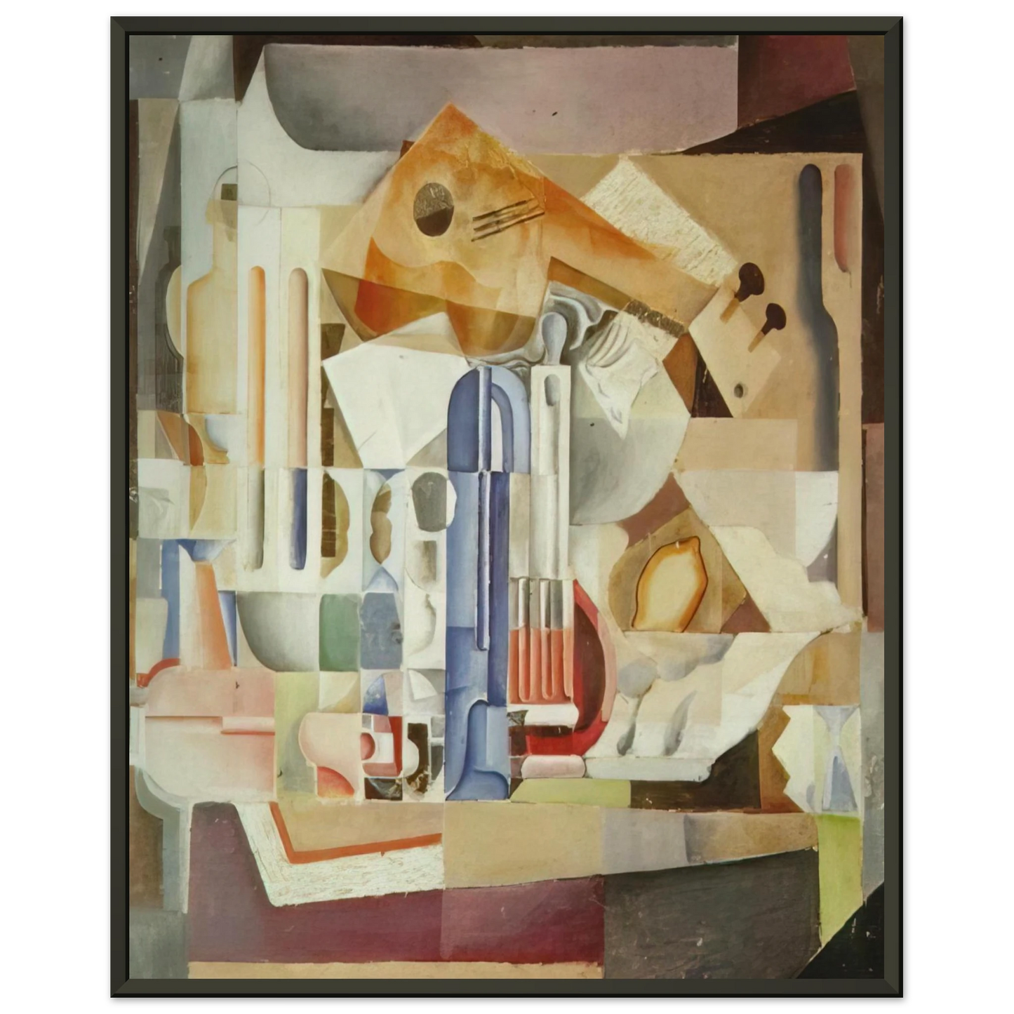 Salvador Dali  CRYSTALLINE STILL LIFE Framed Art Print  - Aluminum Frame - 40x50 cm / 16x20 inches