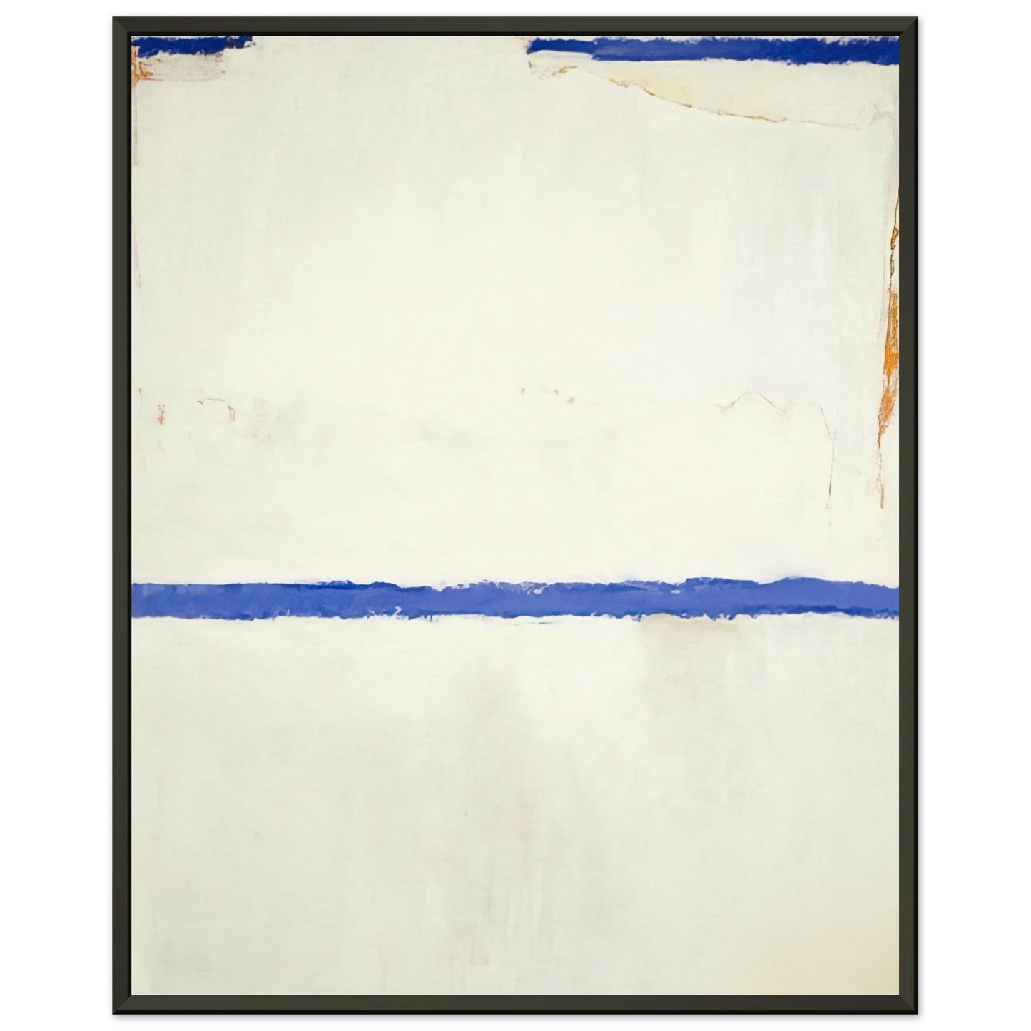 Theodoros Stamos White SunMound 1963 Framed Art Print - Aluminum Frame - 60x80 cm / 24x32 inches