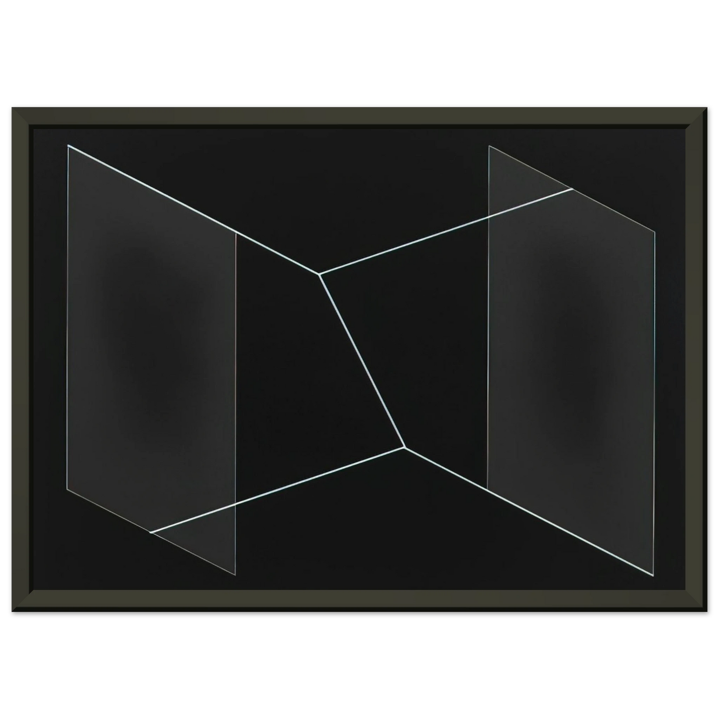 Josef Albers F 32 PERICLES 1954 Framed Art Print - Aluminum Frame - 60x80 cm / 24x32 inches