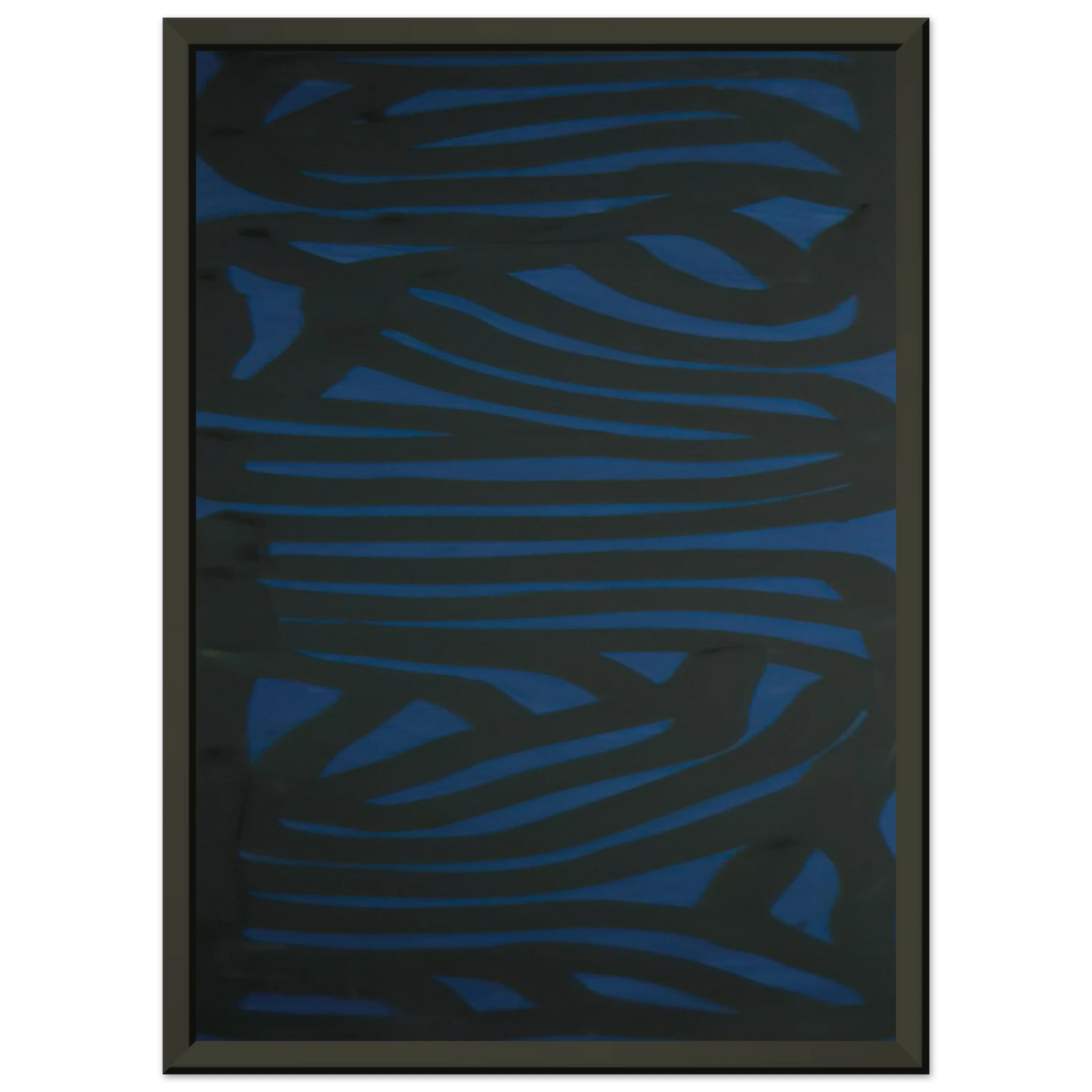 Sol LeWitt Blue Vertical Framed Art Print - Aluminum Frame - 40x50 cm / 16x20 inches