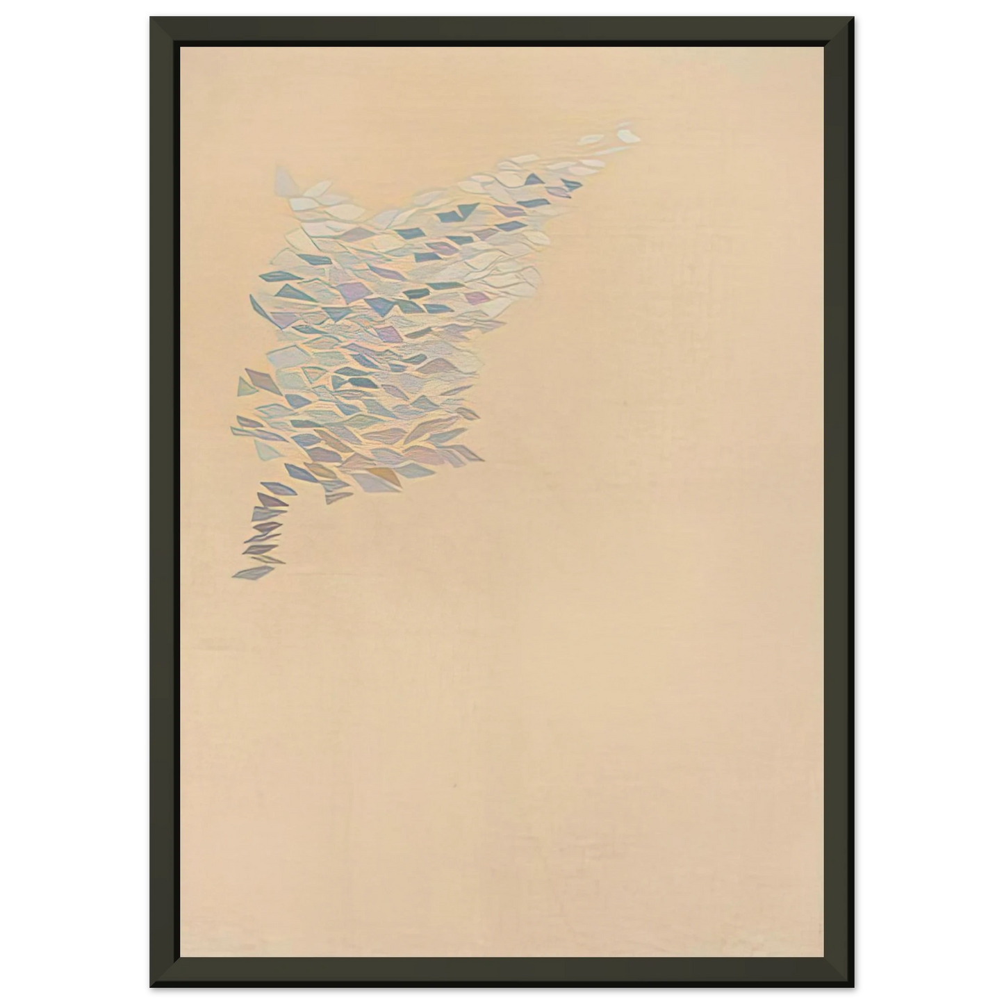 Robert Goodnough Development TK Como 1970 Framed Art Print - Aluminum Frame - 40x50 cm / 16x20 inches