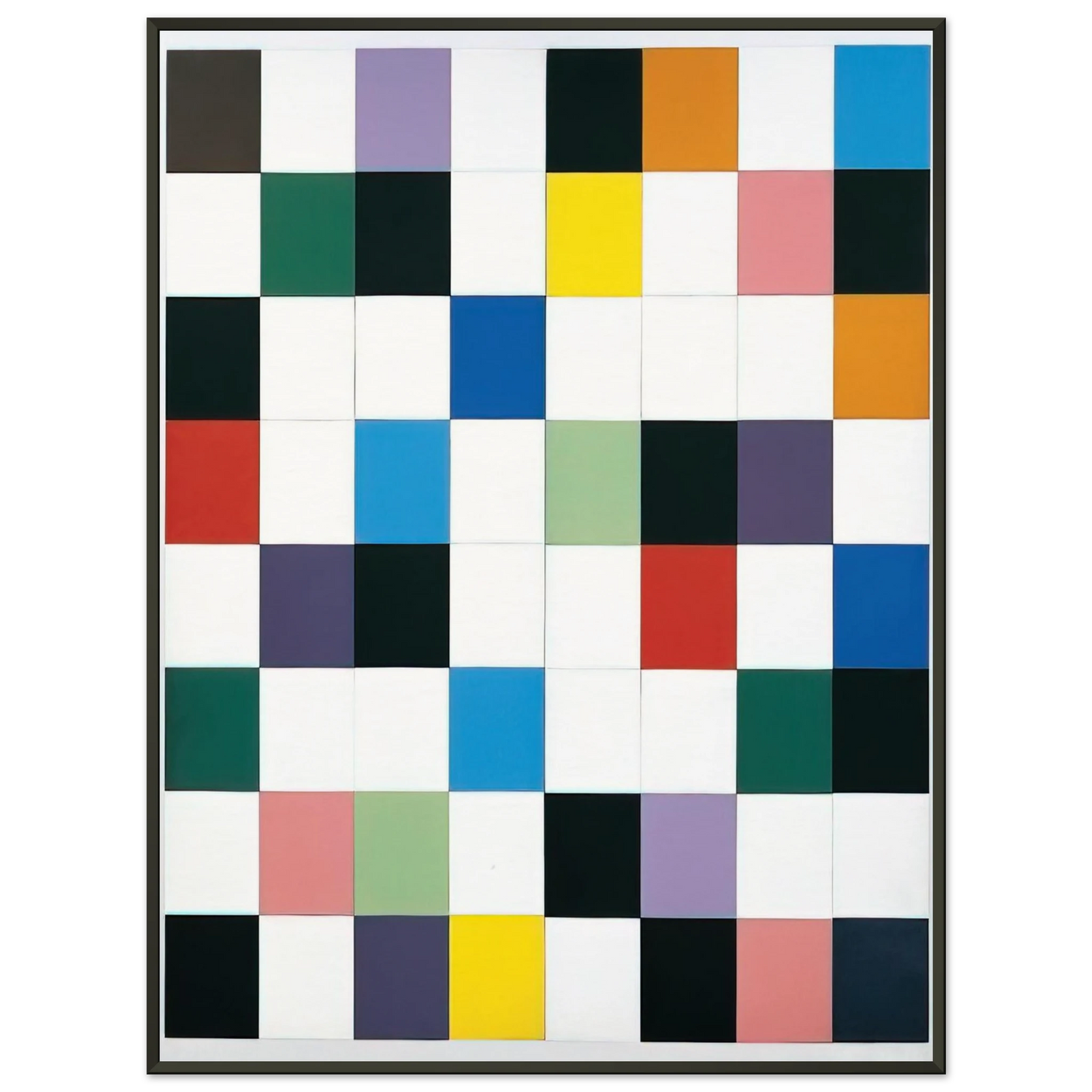 Ellsworth Kelly Colors for a Large Wall Framed Art Print - Aluminum Frame - 40x50 cm / 16x20 inches