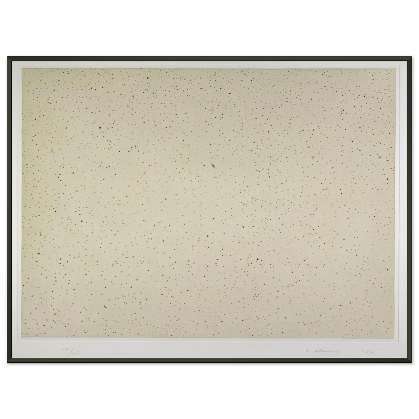 Vija Celmins NIGHT SKY 2 REVERSED 2002 Framed Art Print - Aluminum Frame - 70x100 cm / 28x40 inches