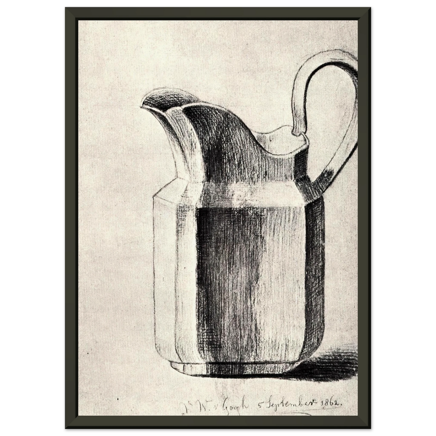 Vincent van Gogh  Milk Jug Framed Art Print  - Aluminum Frame - 70x100 cm / 28x40 inches
