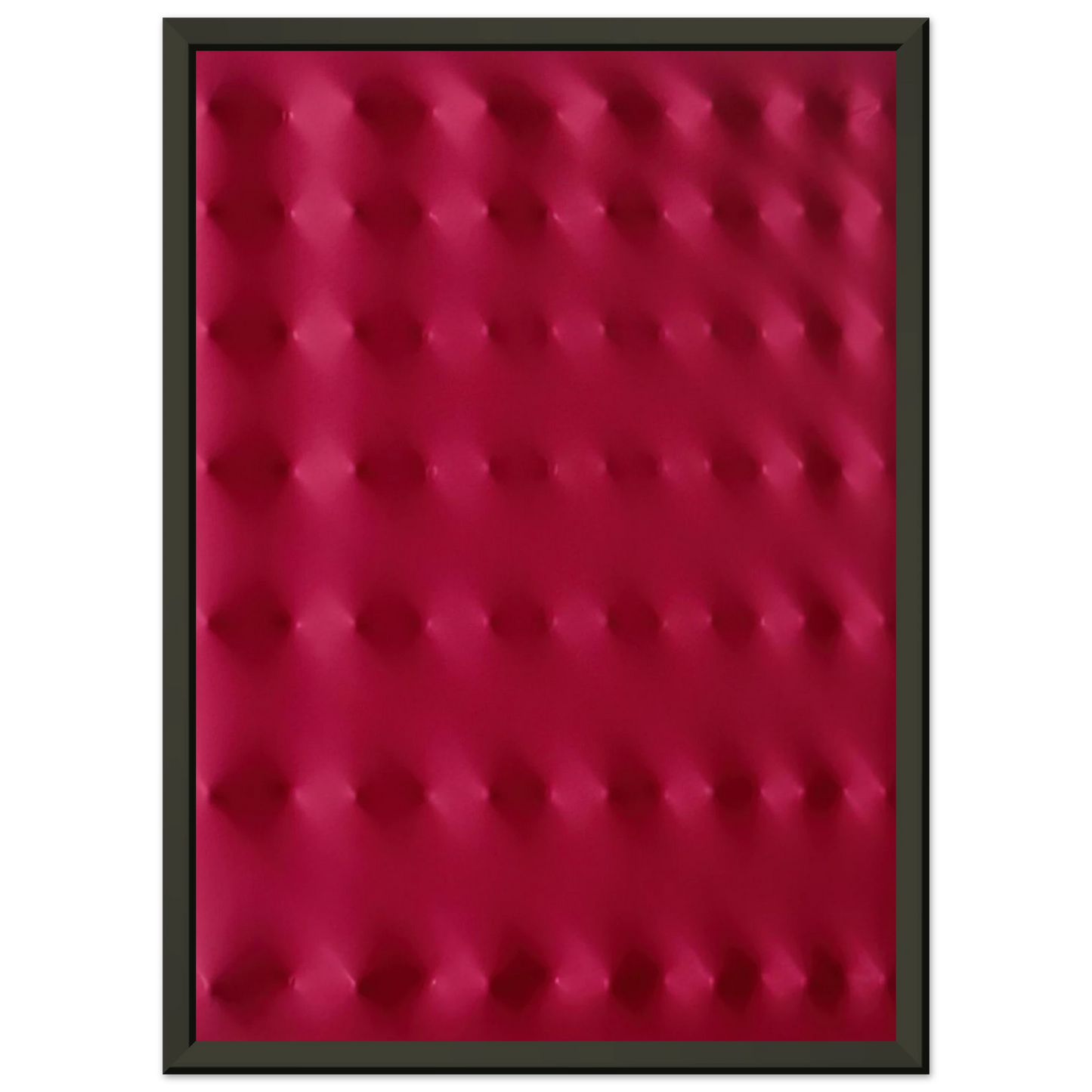 Enrico Castellani Superficie rossa 2006 Framed Art Print - Aluminum Frame - 40x50 cm / 16x20 inches