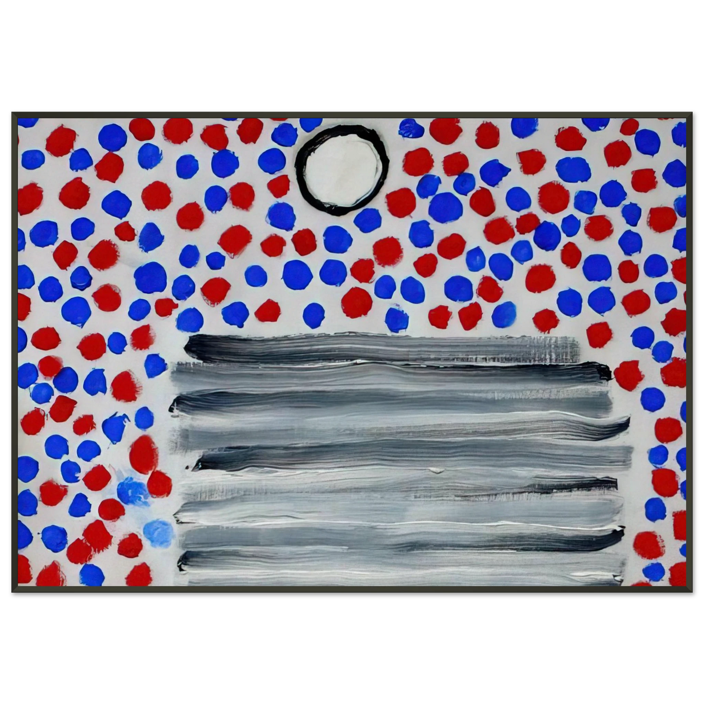 Forrest Bess Spots 1967 Framed Art Print - Aluminum Frame - 21x29.7 cm / 8x12"