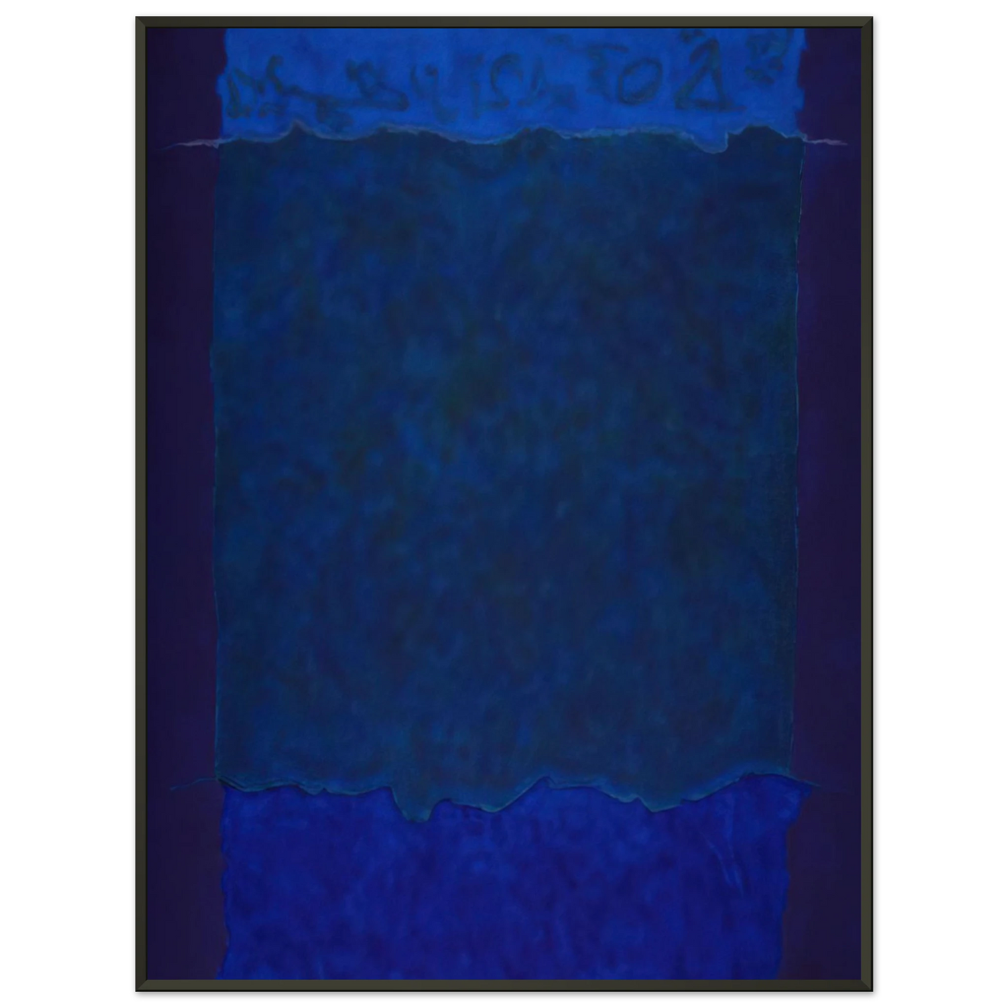 Theodoros Stamos Infinity Fields Lefkada Series 1980 Framed Art Print - Aluminum Frame - 60x80 cm / 24x32 inches